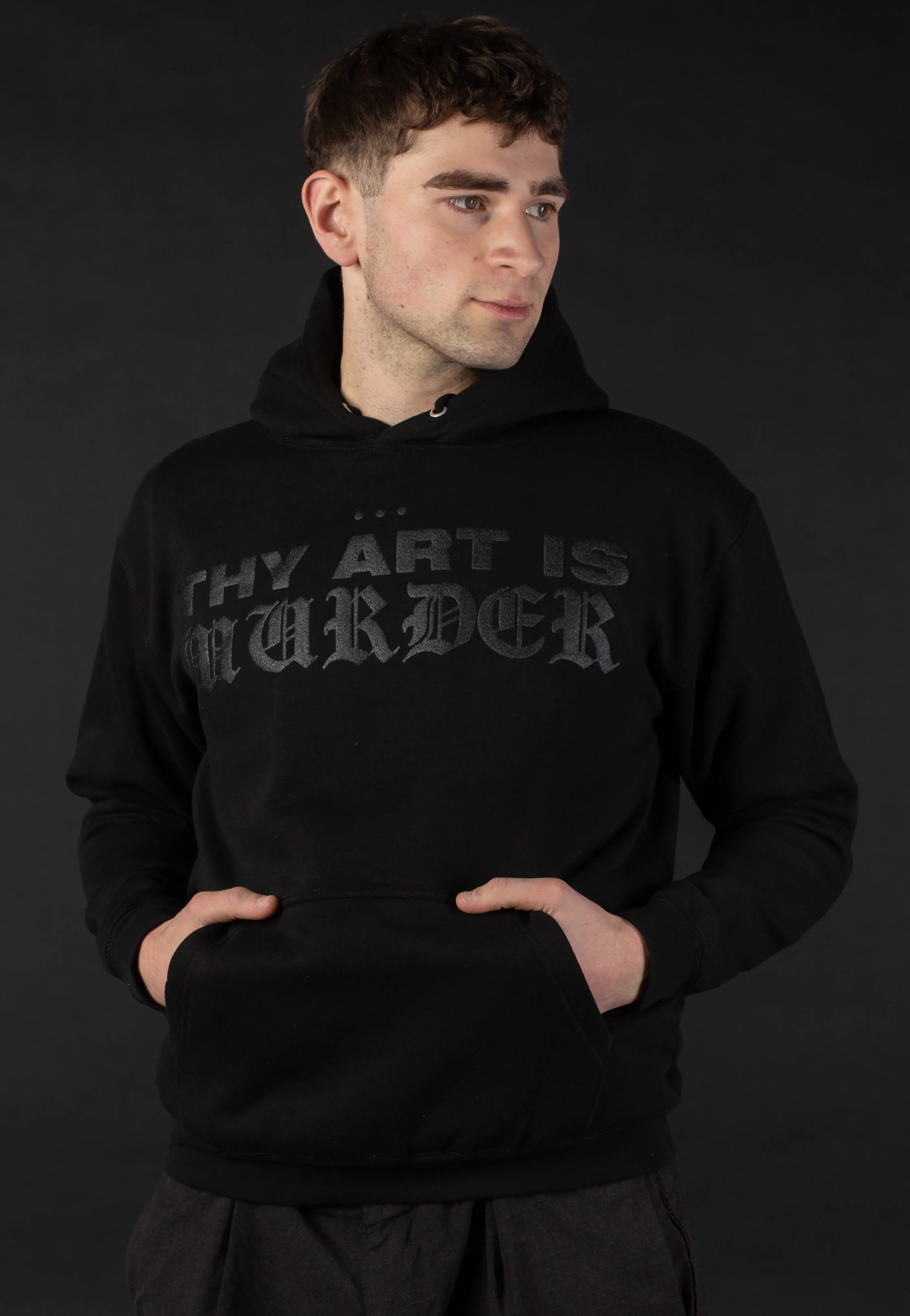 Prisoner of Earth Limited Black On Black - Hoodie - Image 3
