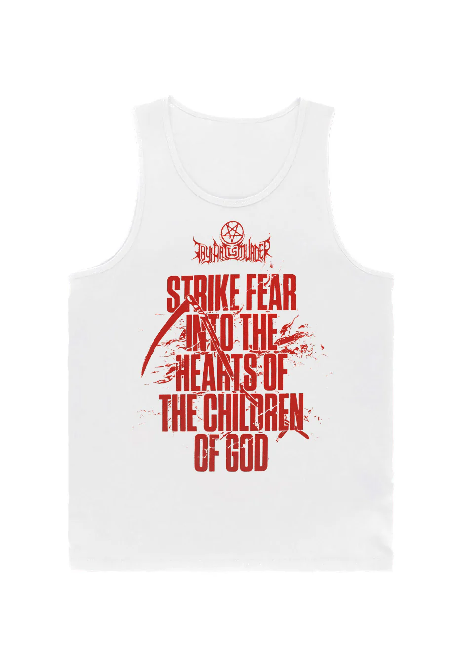 Strike Fear White - Tank