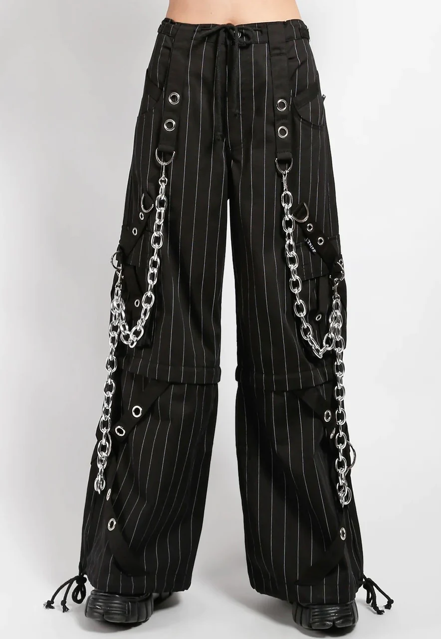 Power Chain Black/White Stripe - Pants - Image 6
