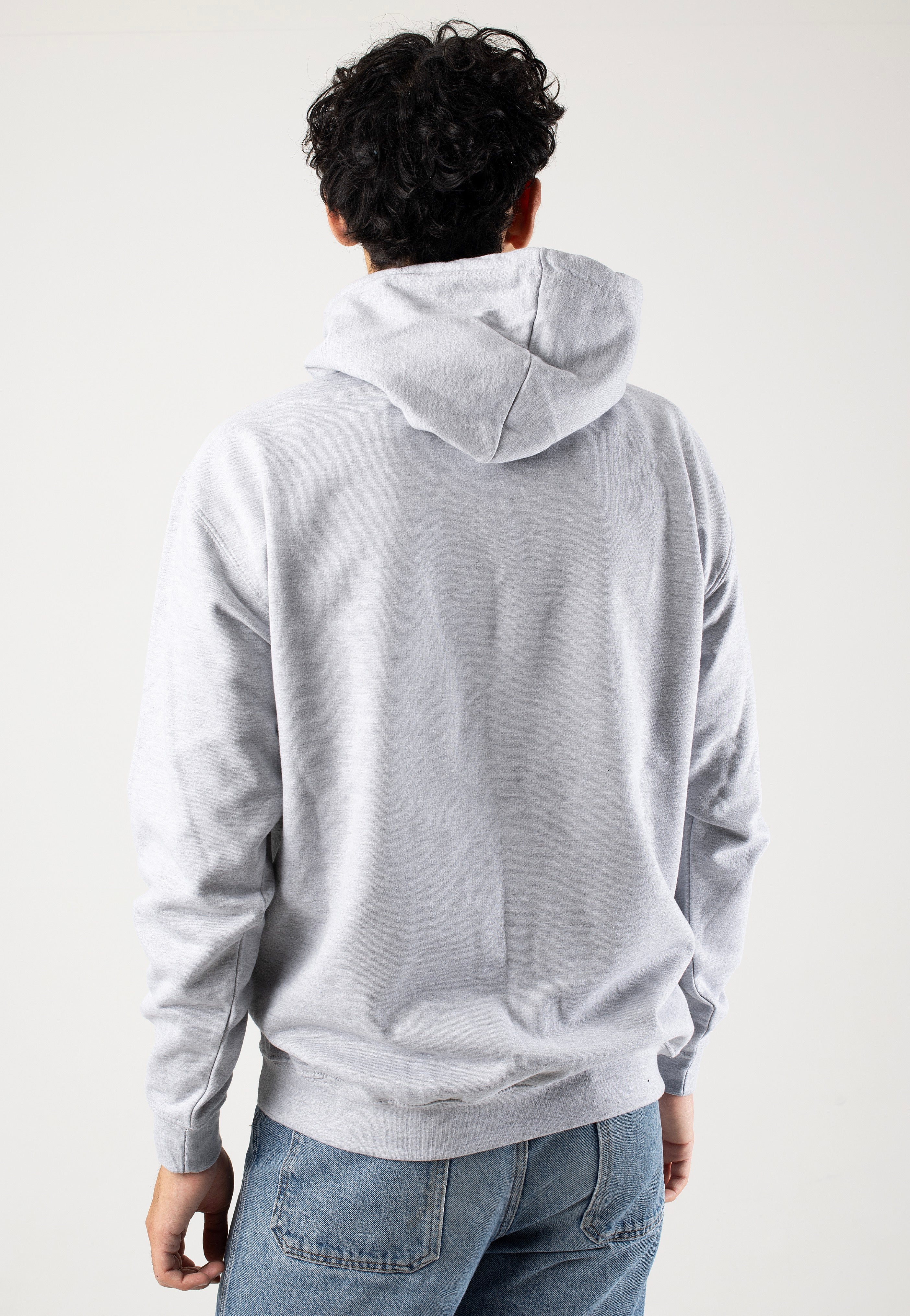 Boston University Script Heather Grey - Hoodie - Image 4