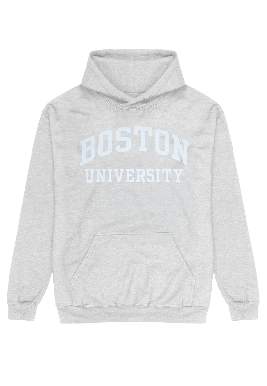 Boston University Script Heather Grey - Hoodie - Image 5