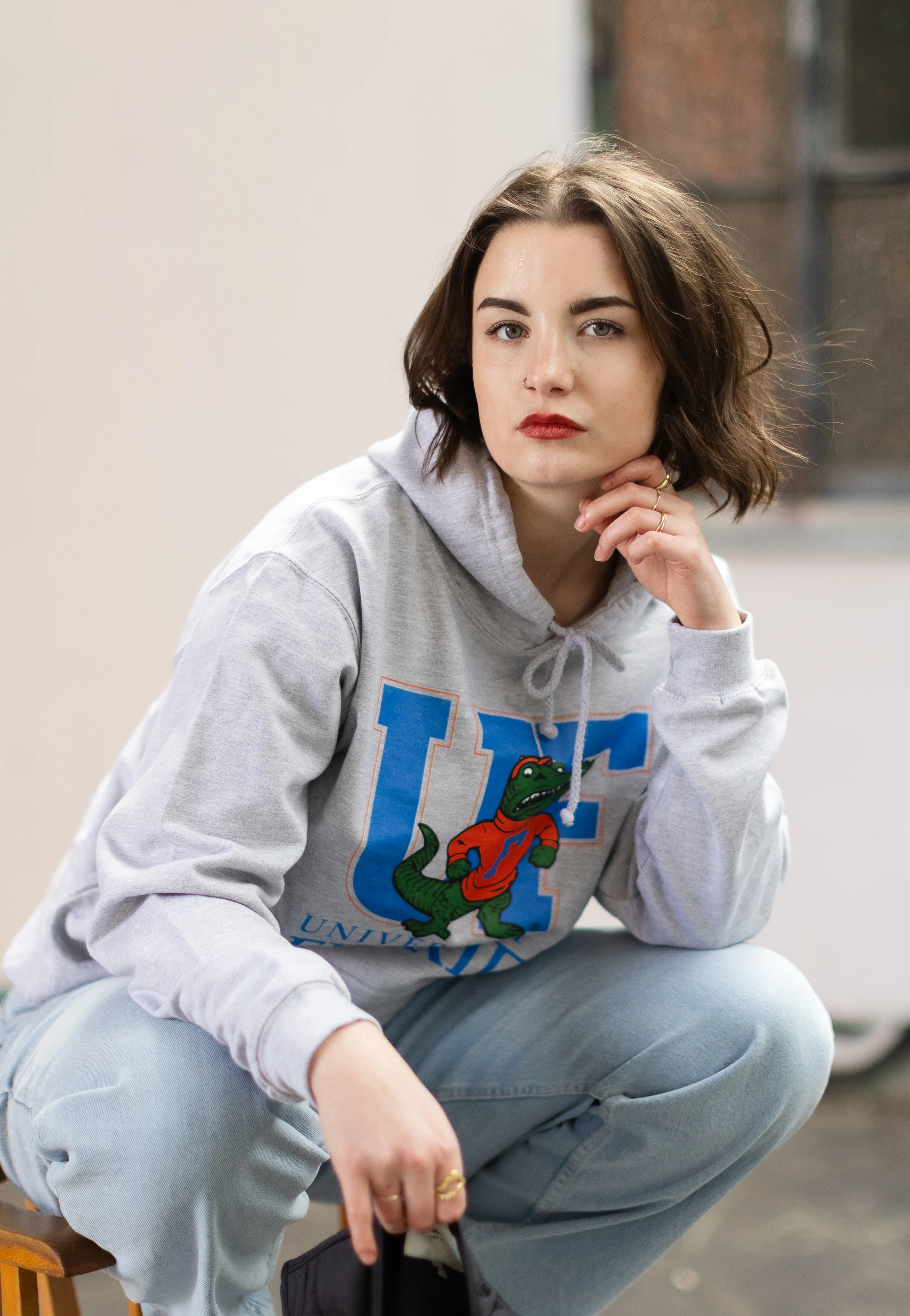 University Of Florida UF Heather Grey - Hoodie - Image 16