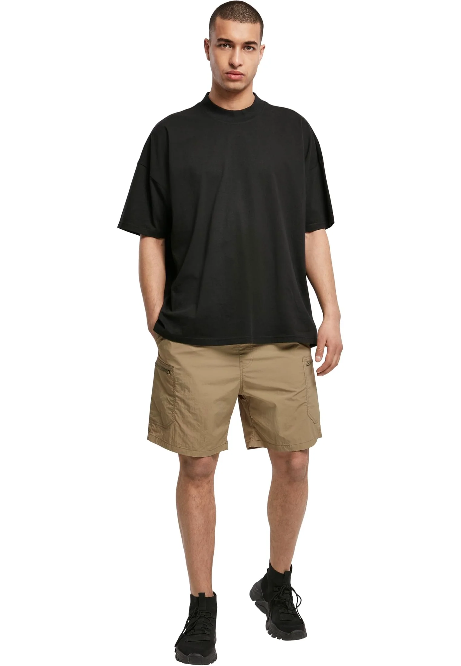 Adjustable Nylon Khaki - Shorts - Image 6