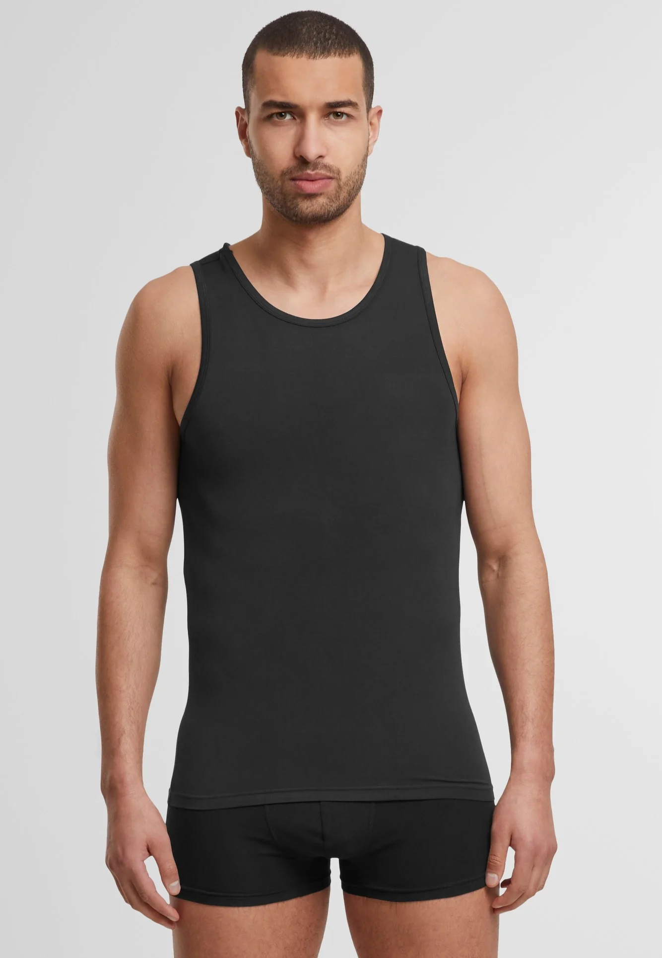 Bamboo Basic Pack Of 2 Black+Black - Tank - Image 3