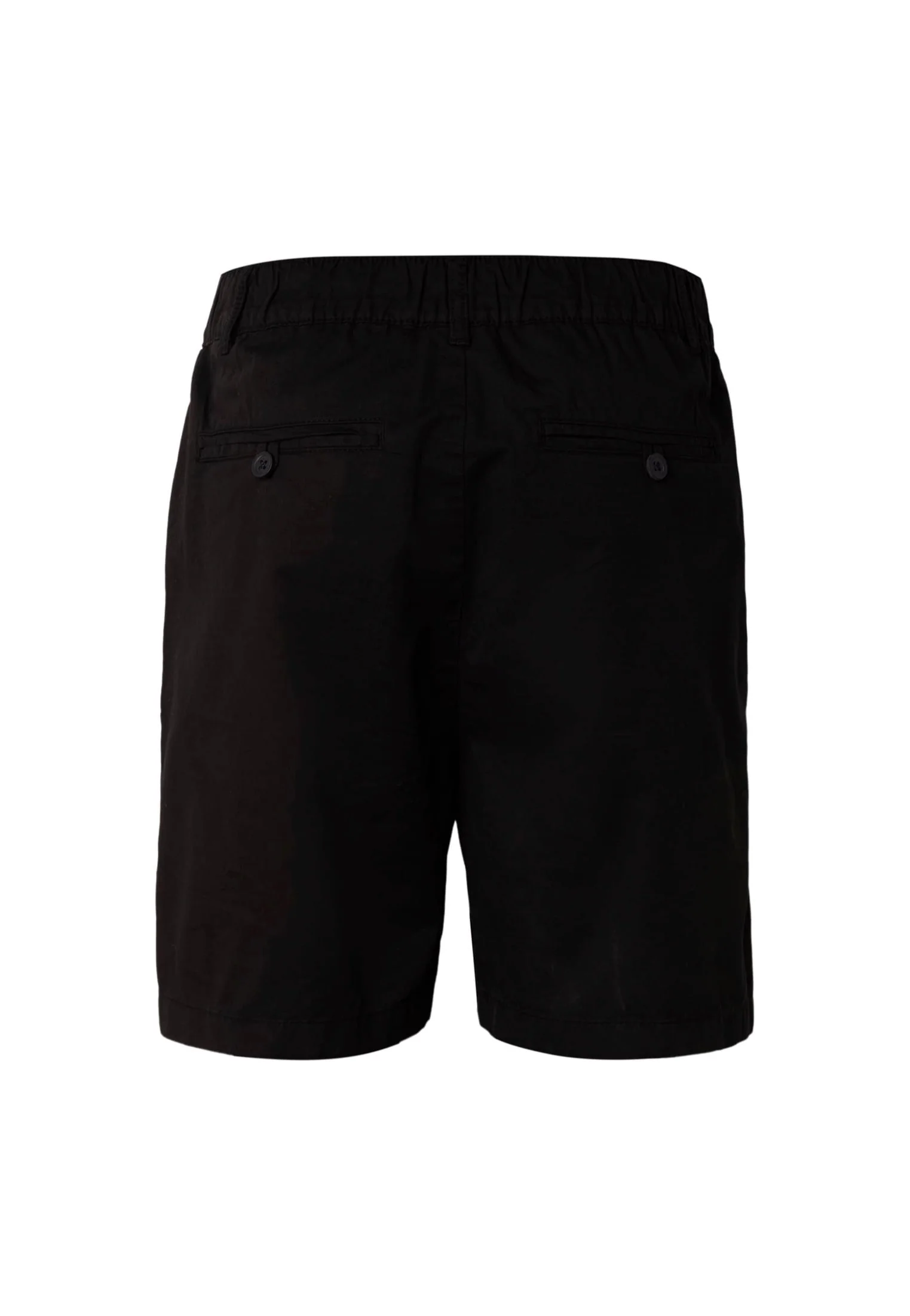 Bermuda With Elastic Waistband Black - Shorts - Image 4