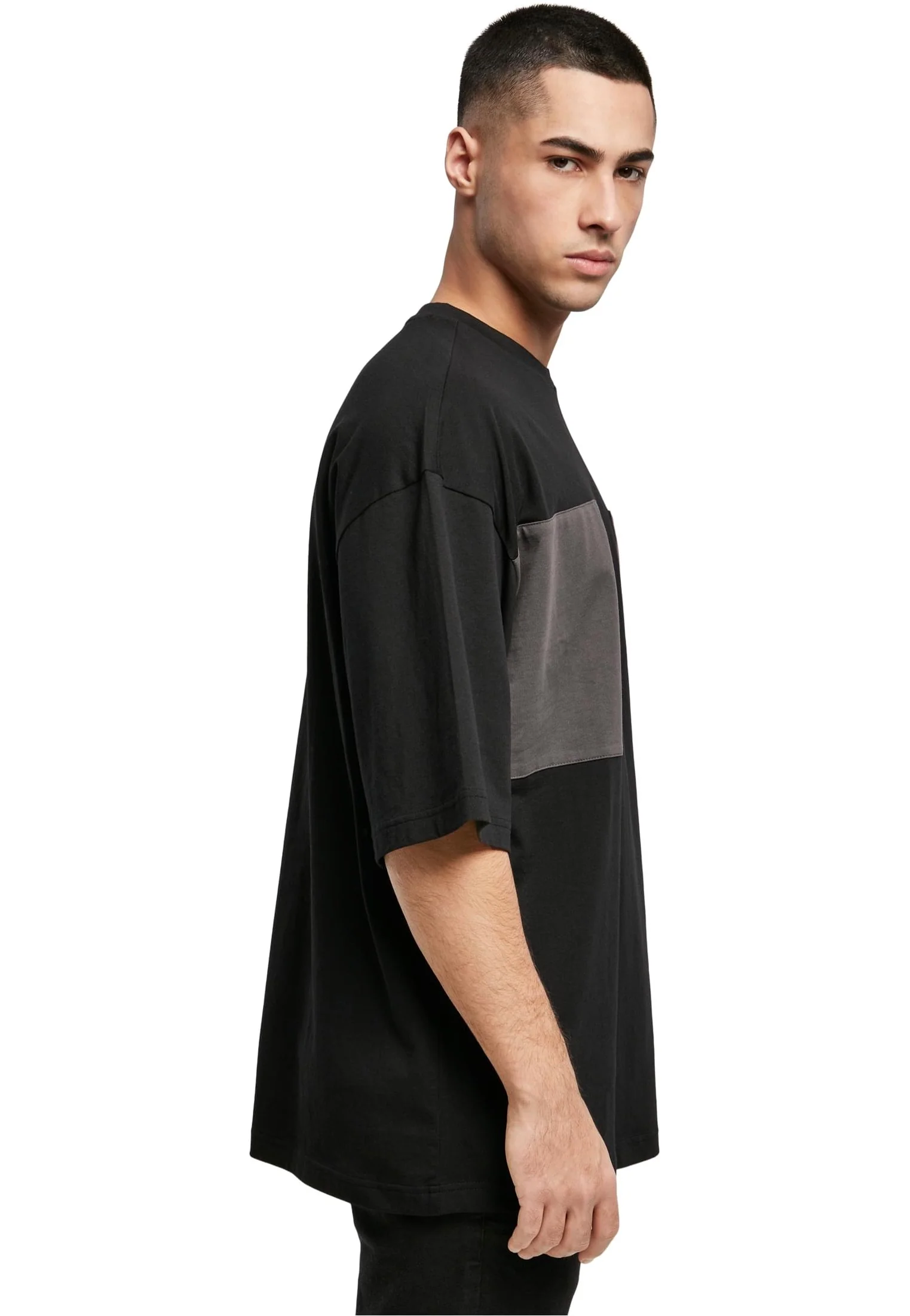 Big Double Pocket Black/Asphalt - T-Shirt - Image 6