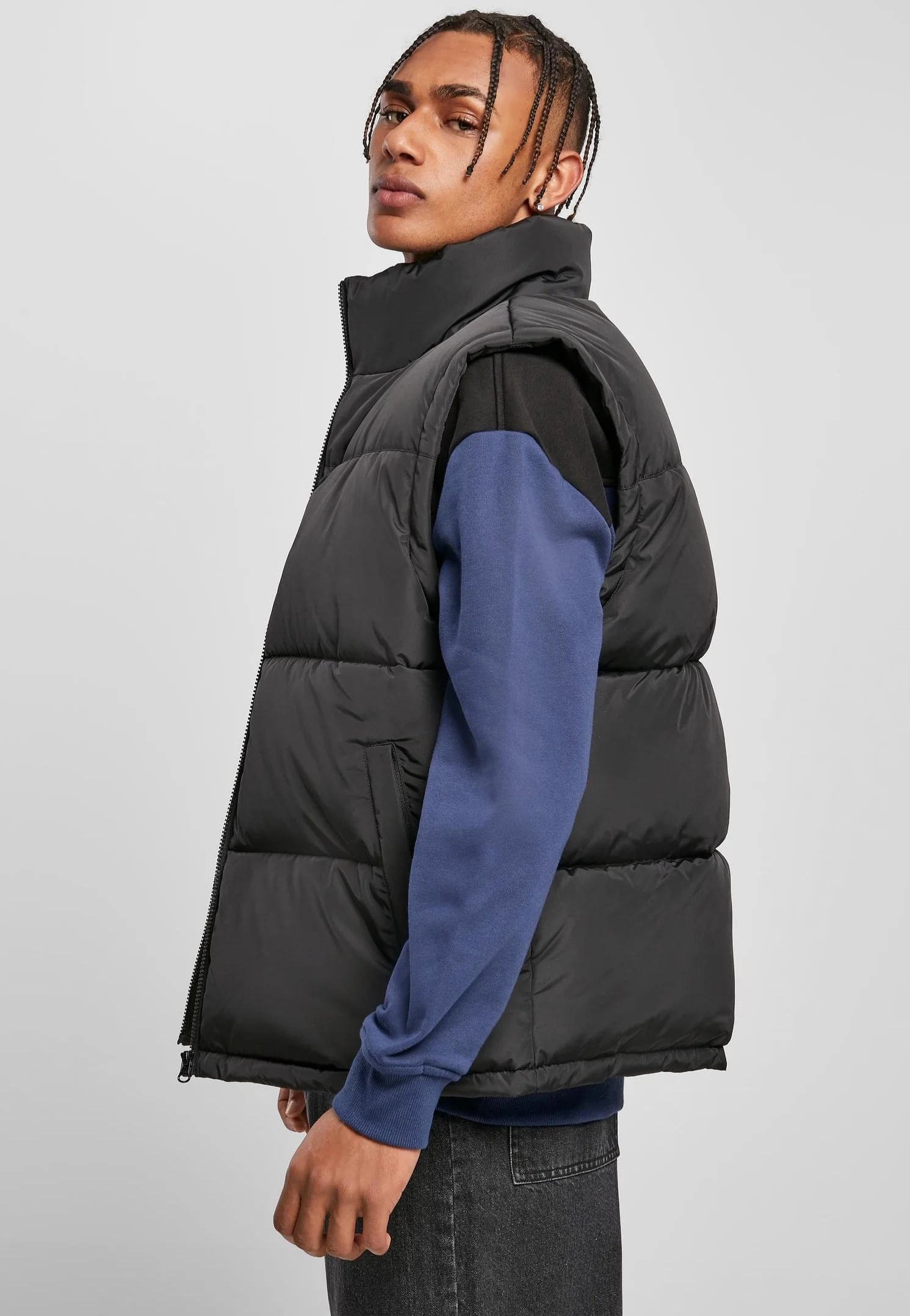 Block Puffer Black/Black - Vest - Image 3