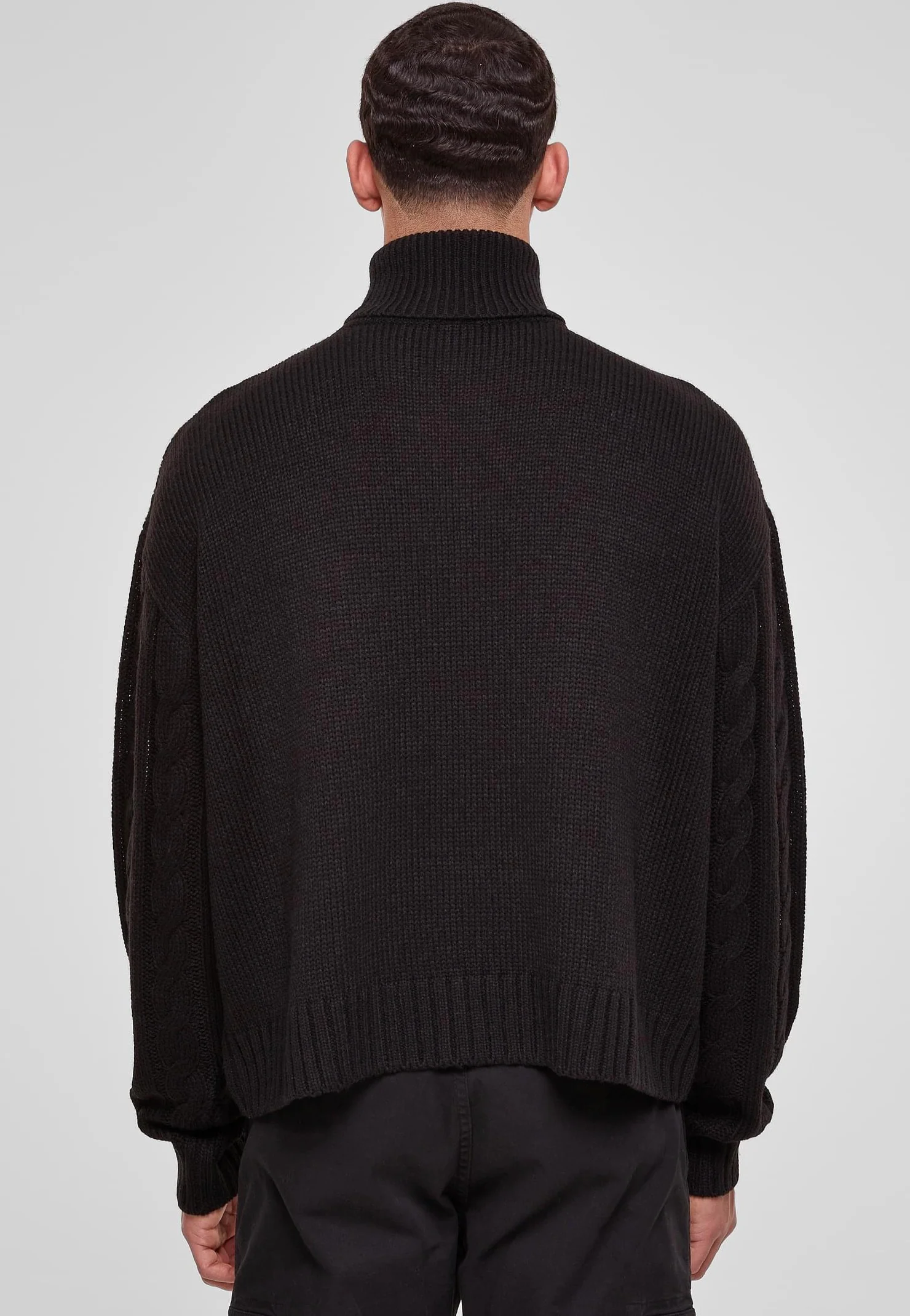 Boxy Roll Neck Black - Pullover - Image 4