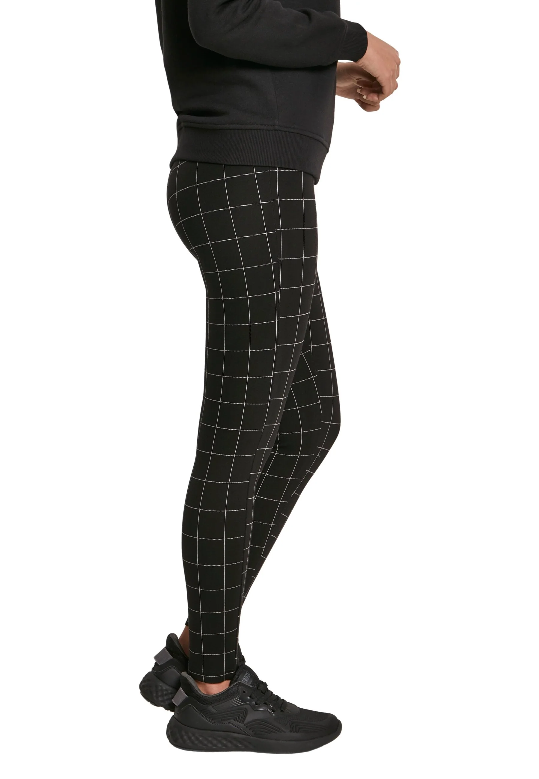 Check High Waist Black/White - Leggings - Image 5