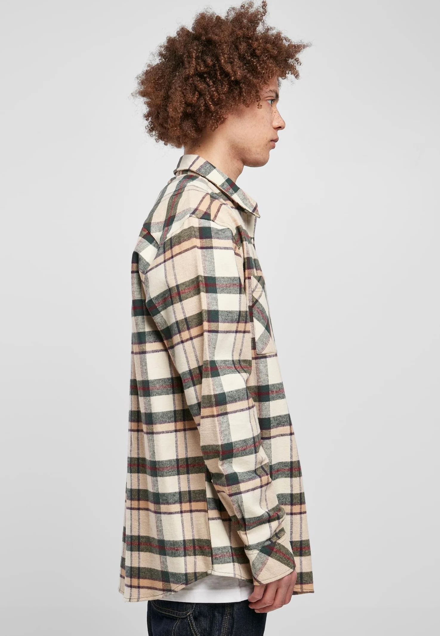 Checked Mountain Softseagrass/Bottlegreen - Shirt - Image 2