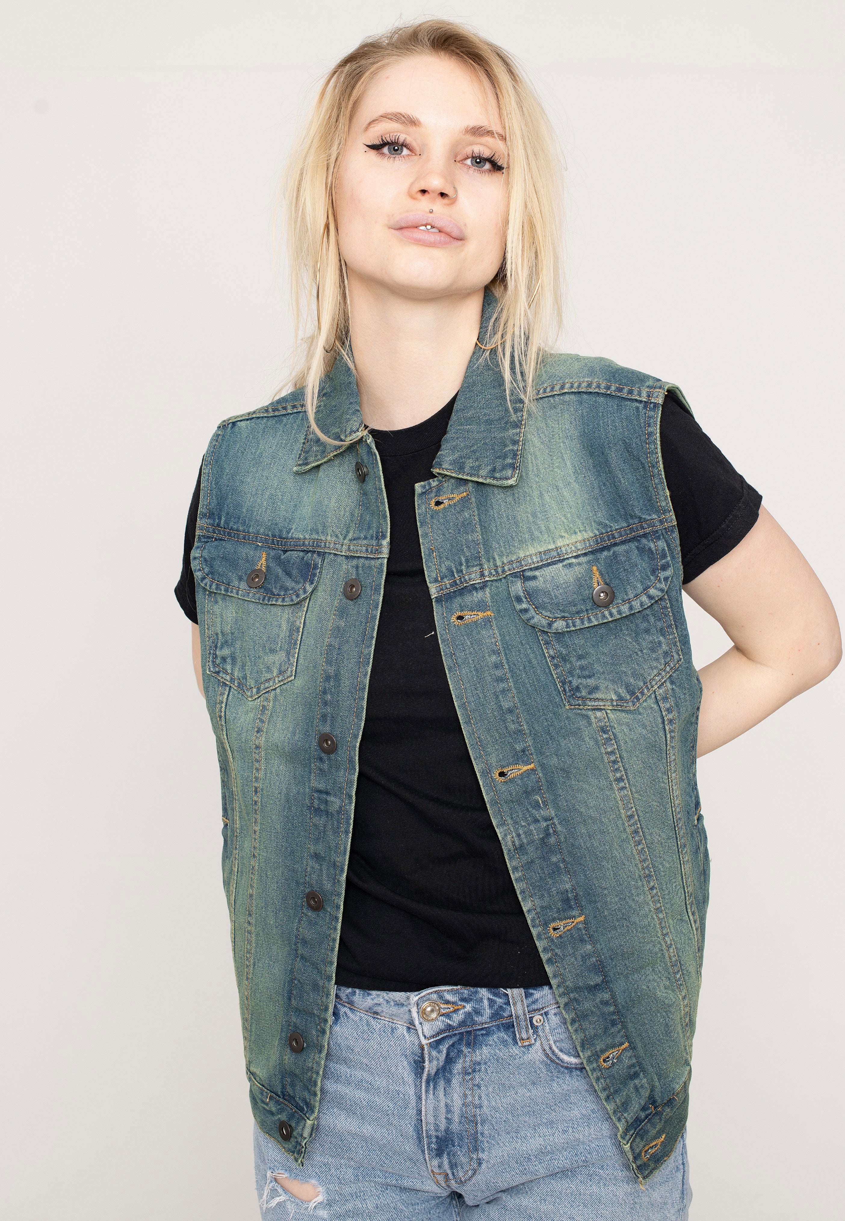 Denim Lightblue - Vest - Image 15