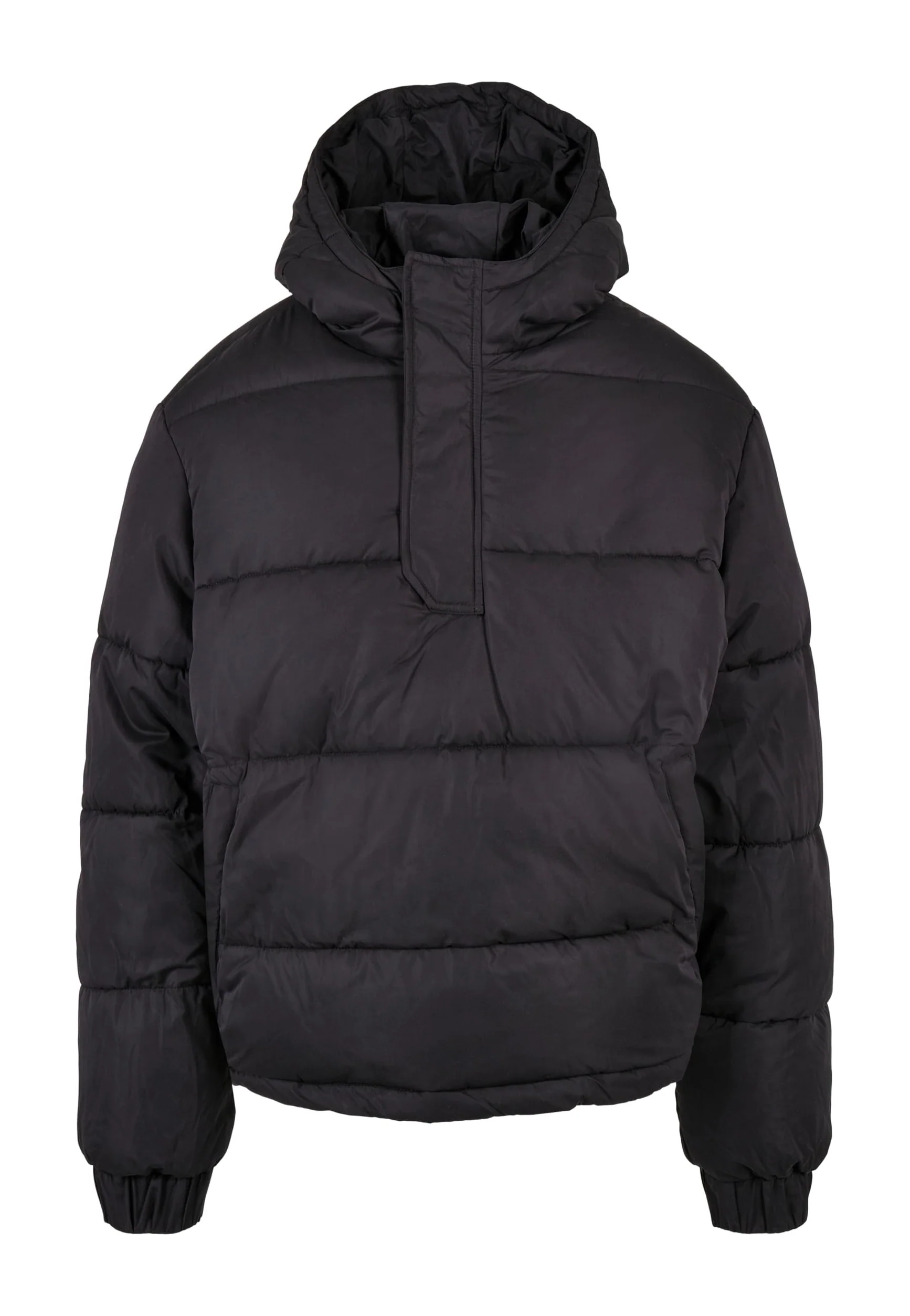 Hooded Cropped Pull Over Down Black - Jacket - Image 8