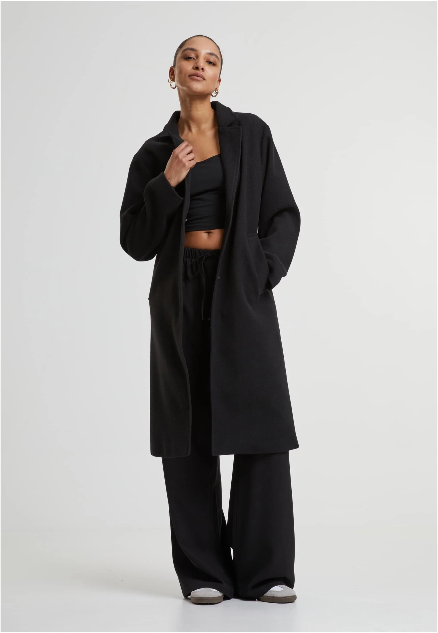 Ladies Basic Black - Coat - Image 2