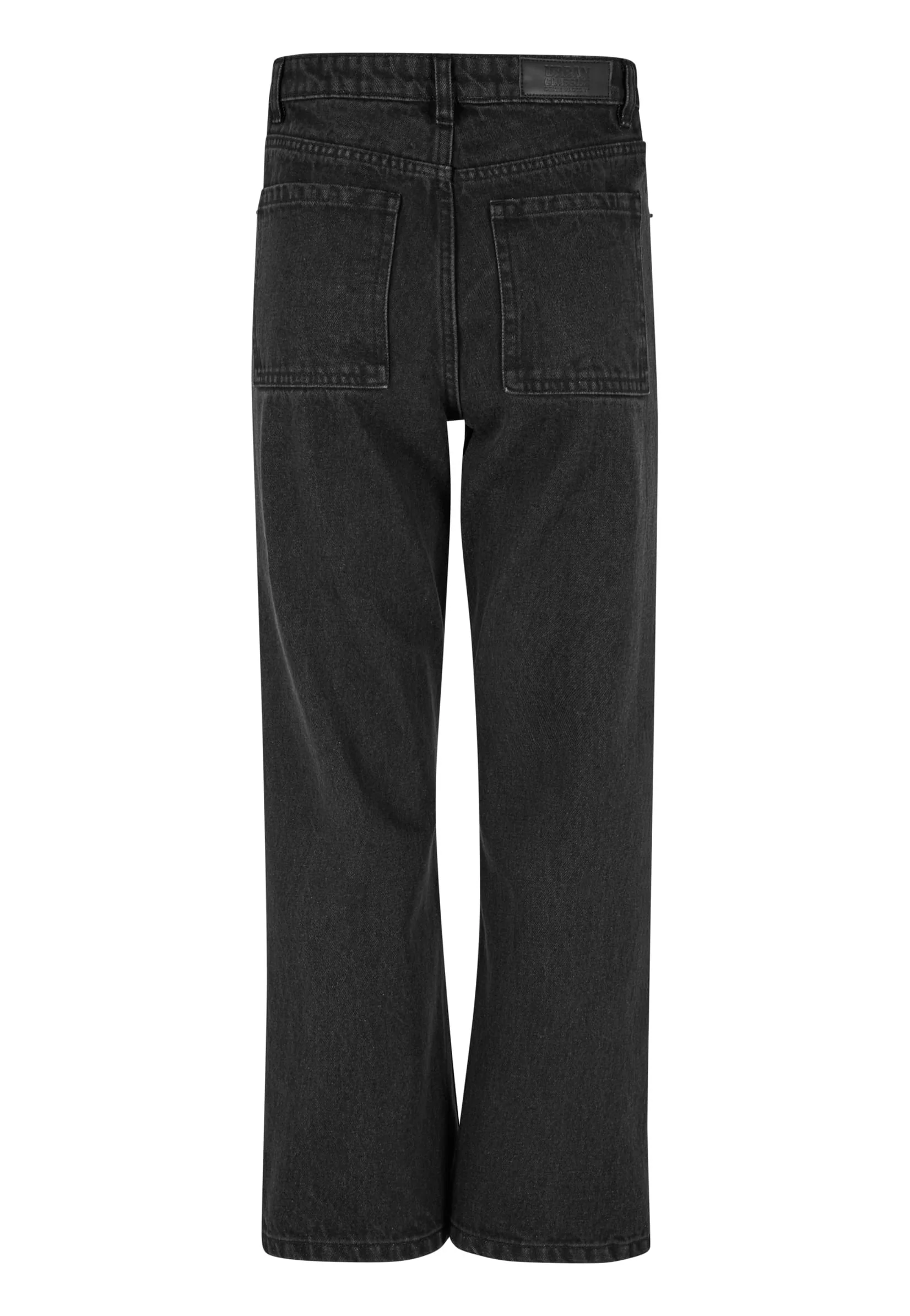 Ladies Cropped Straight Leg Denim Black Washed - Jeans - Image 7