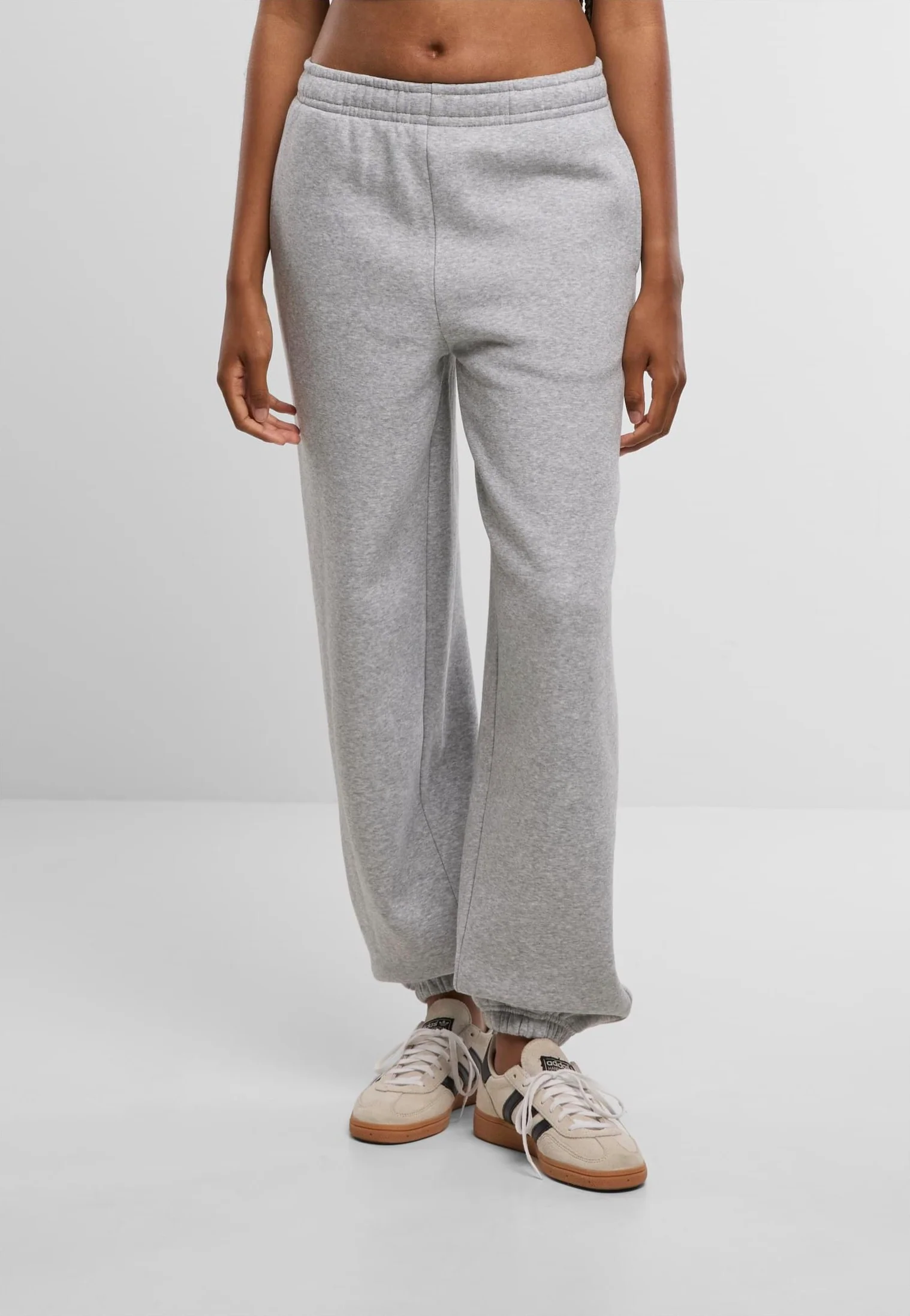 Ladies Fluffy Heathergrey - Sweat Pants - Image 3