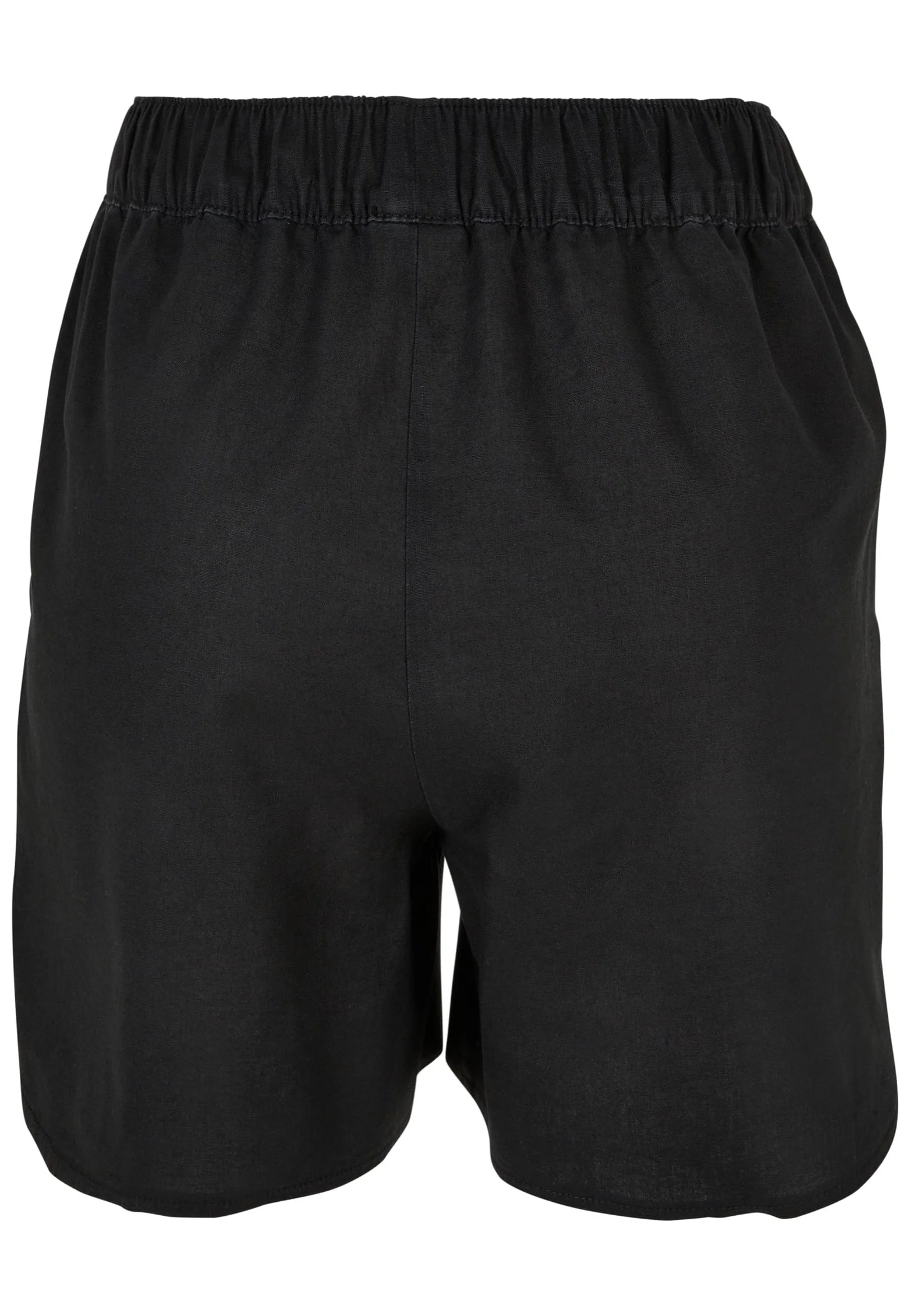 Ladies Linen Mixed Black - Shorts - Image 7
