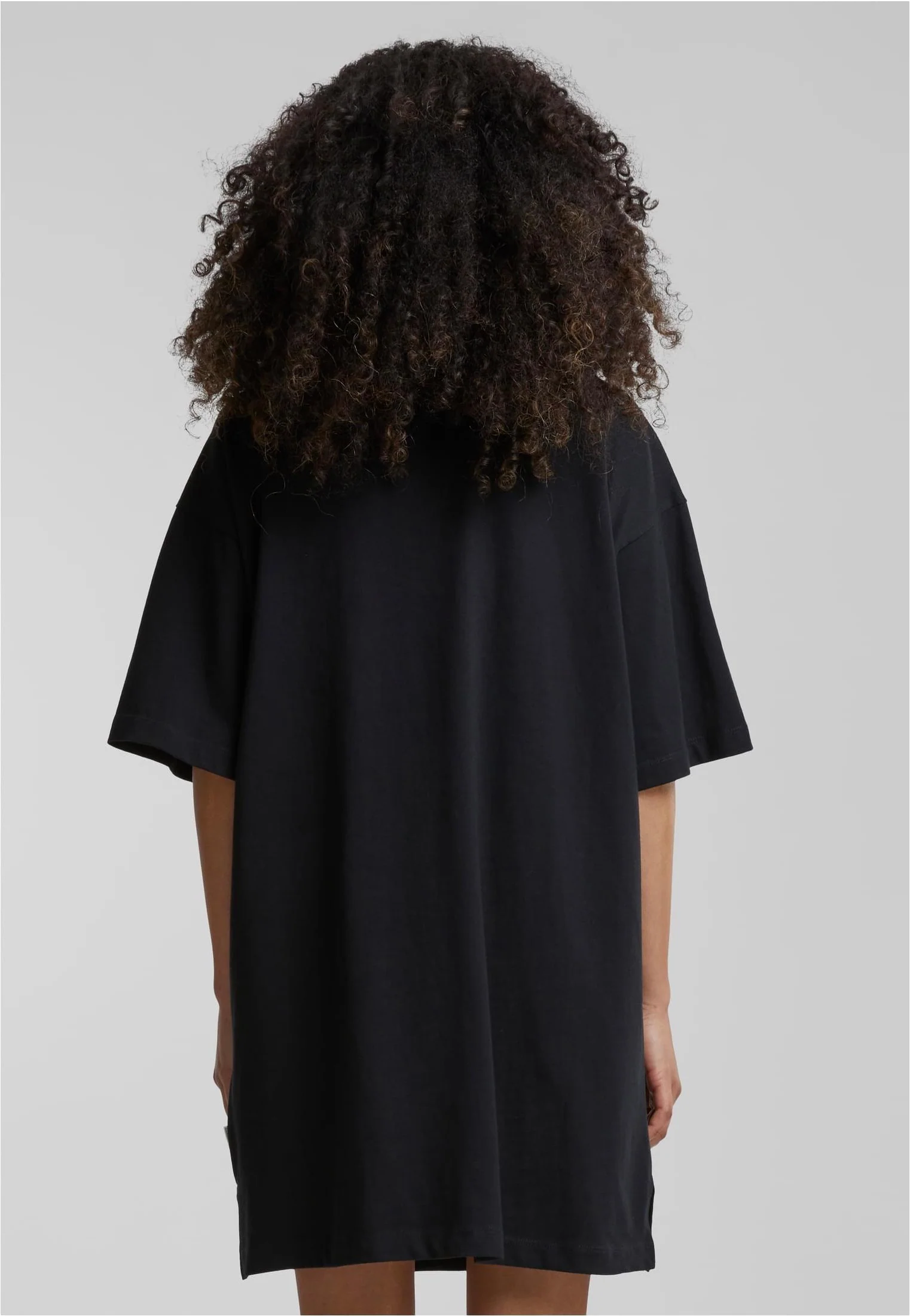Ladies Organic Heavy Oversized Tee Black - Dress - Image 3