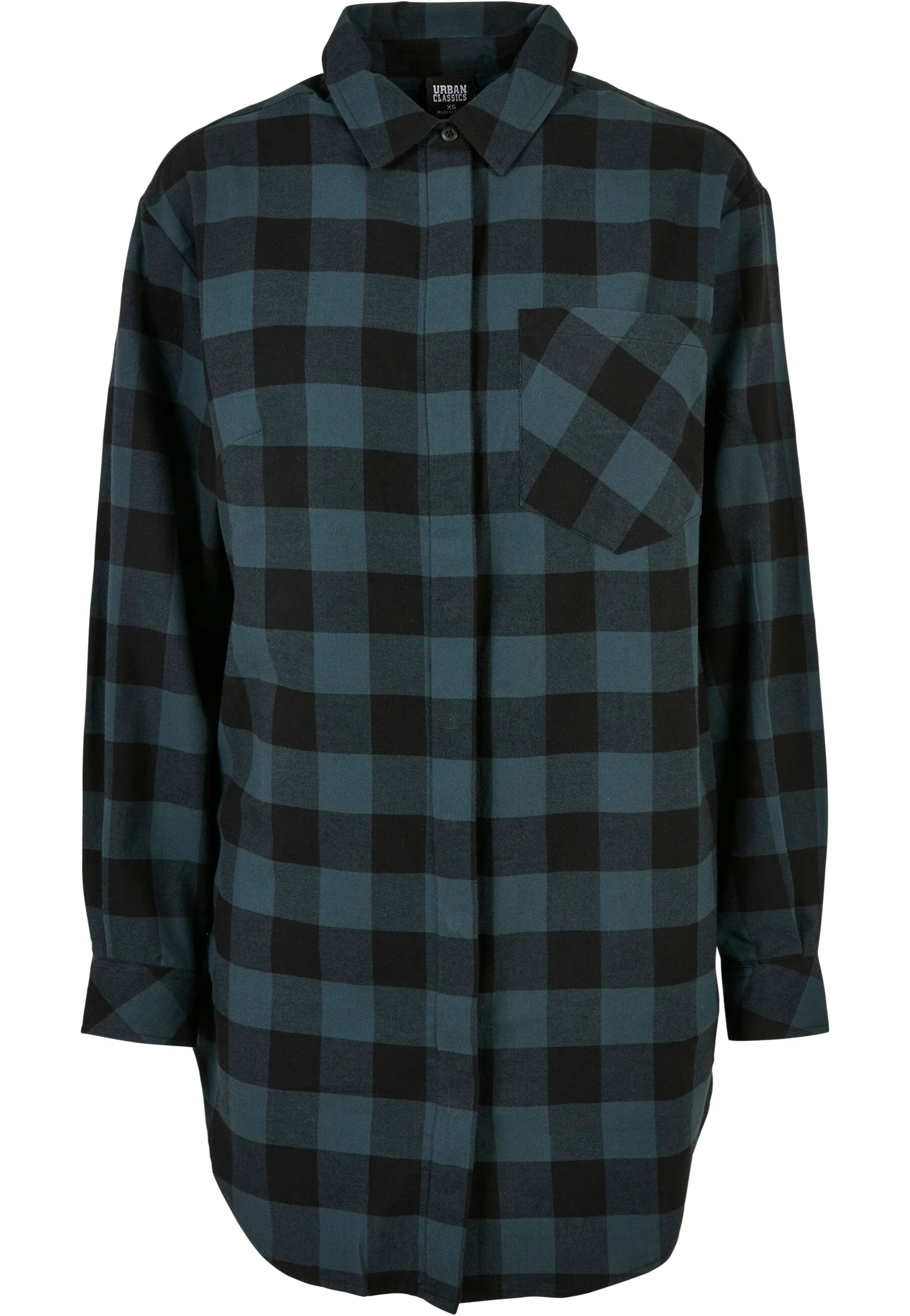 Ladies Oversized Check Flannel Jasper/Black - Dress - Image 6