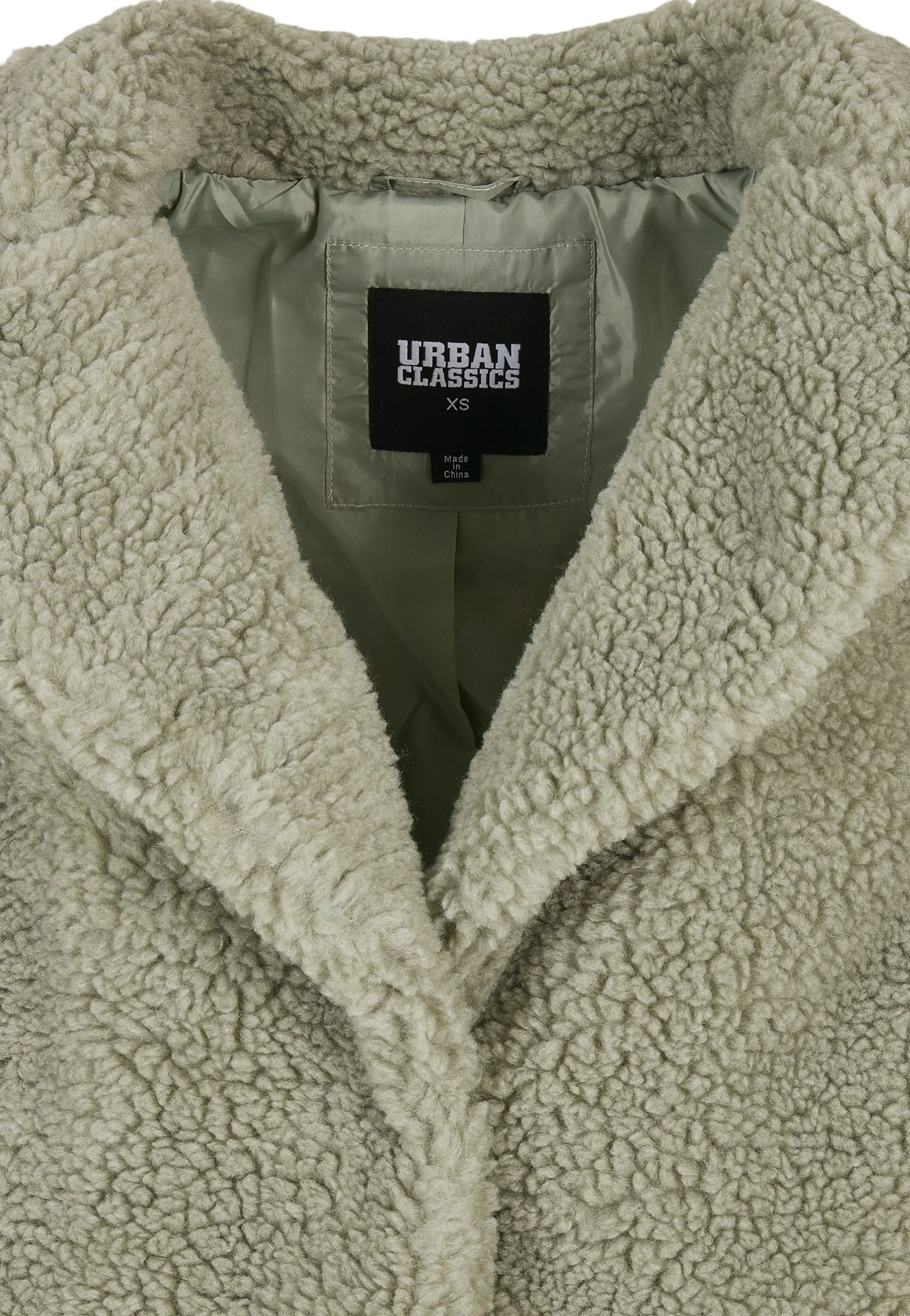 Ladies Oversized Sherpa Soft Salvia - Jacket - Image 5