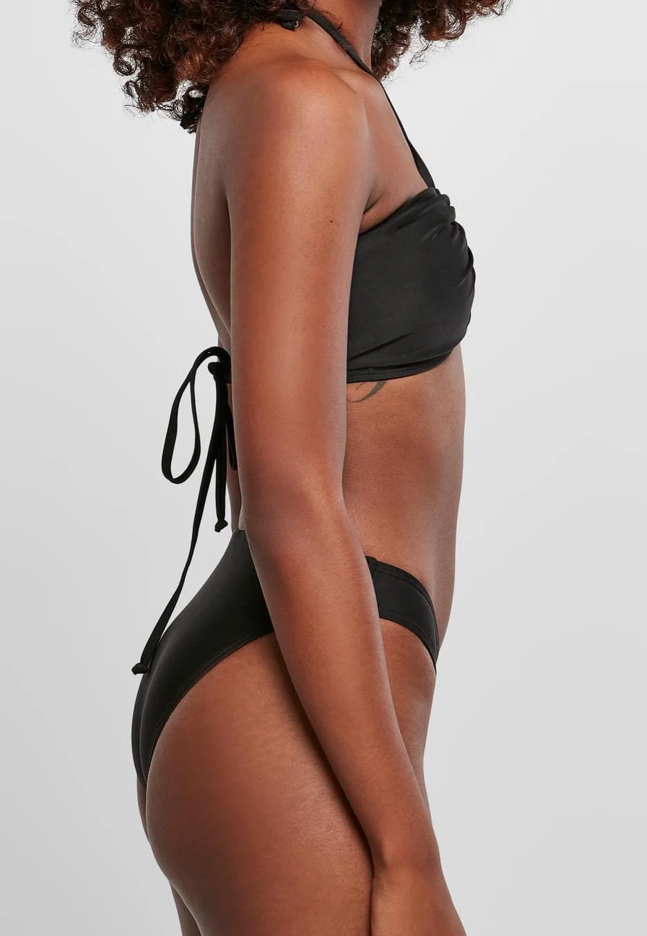 Ladies Recycled Hot V Black - Bikini - Image 3