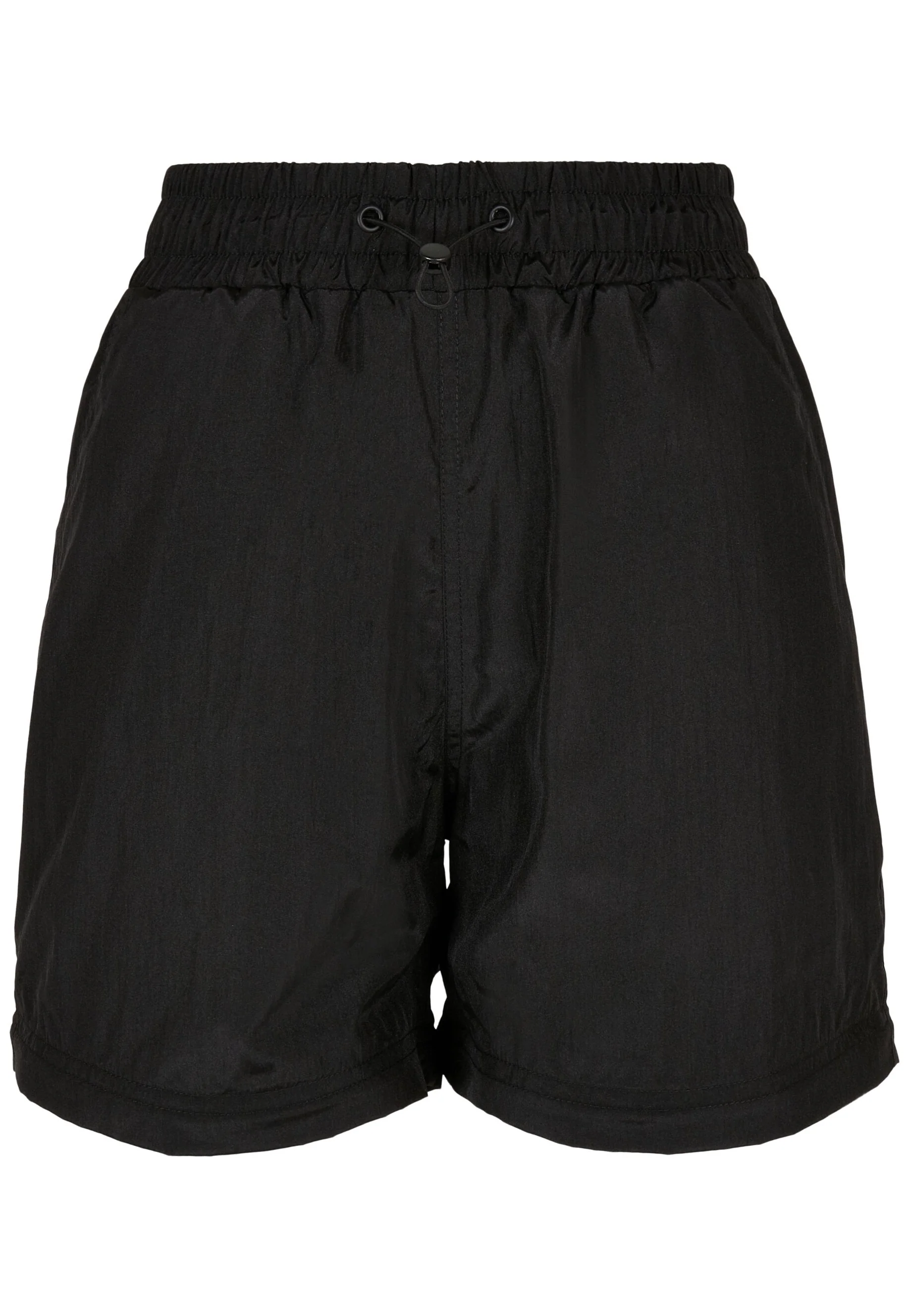 Ladies Shiny Crinkle Nylon Zip Black - Pants - Image 15