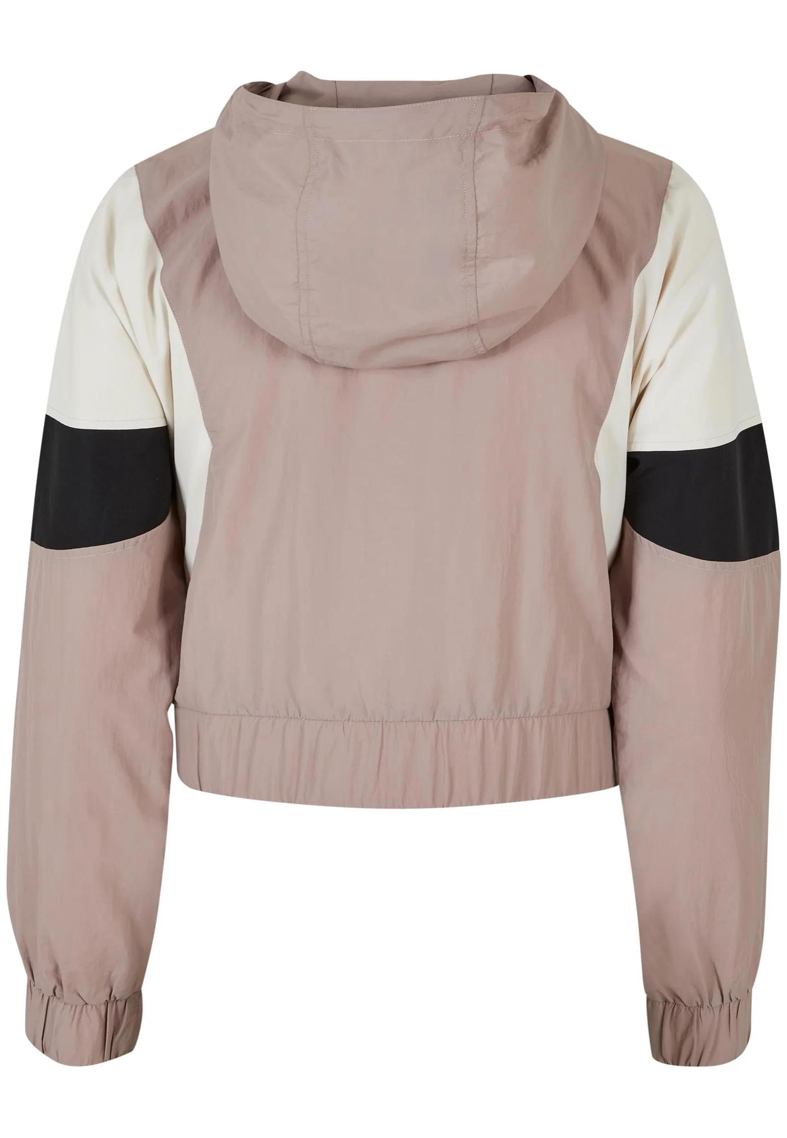 Ladies Short 3 Tone Crinkle Duskrose/Whitesand/Black - Jacket - Image 7