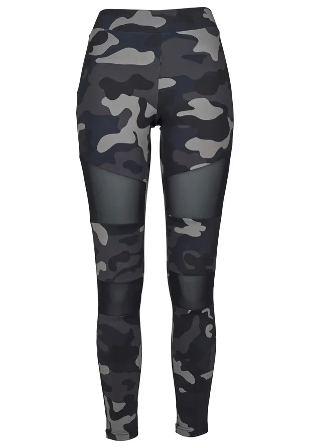 Ladies Tech Mesh Darkcamo/Black - Leggings - Image 6