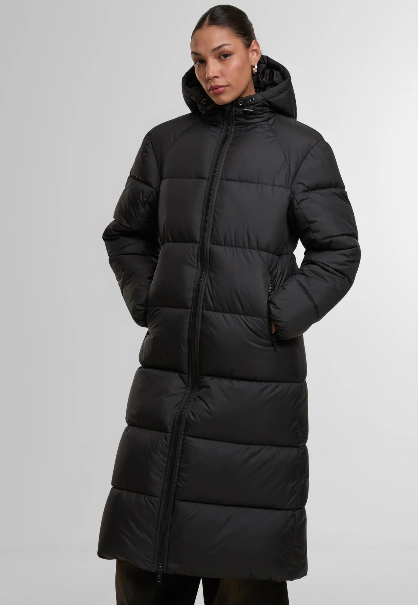 Ladies Ultra Long Black - Jacket - Image 2