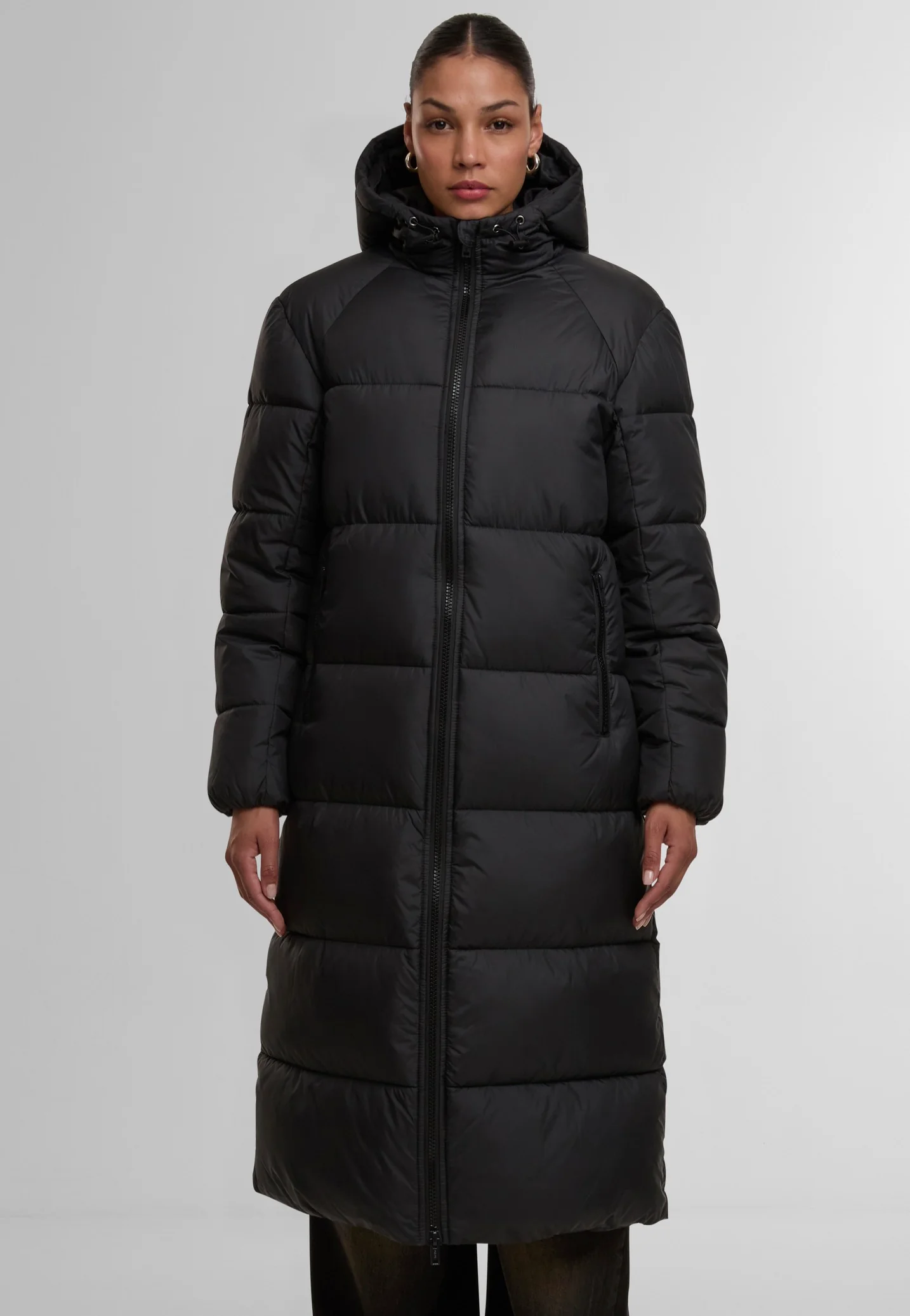 Ladies Ultra Long Black - Jacket - Image 4