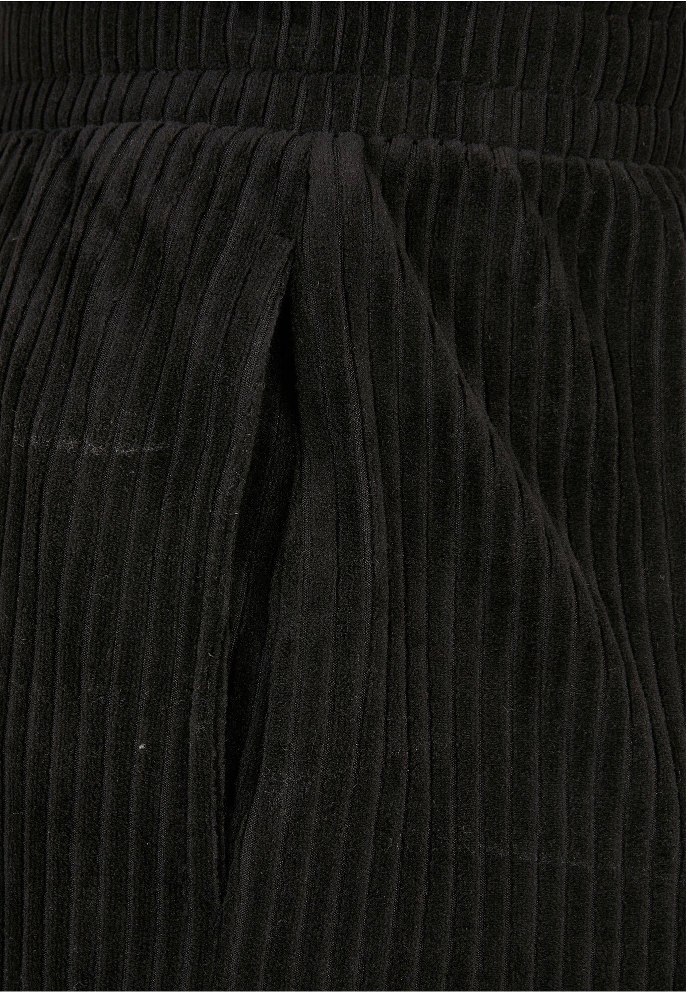 Ladies Velvet Rib Straight Black - Pants - Image 13
