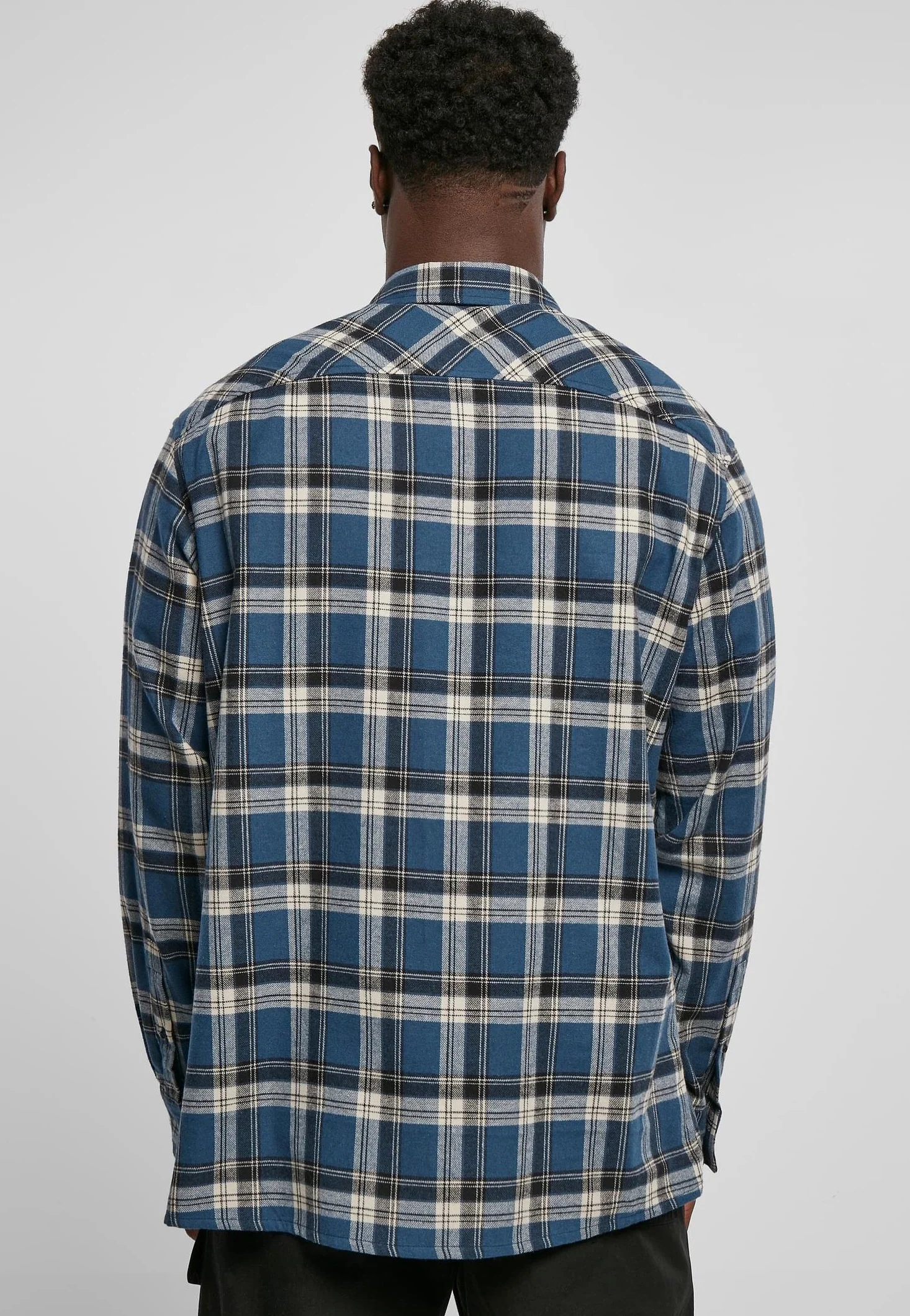 Lake Check Darkblue/Whitesand - Shirt - Image 4