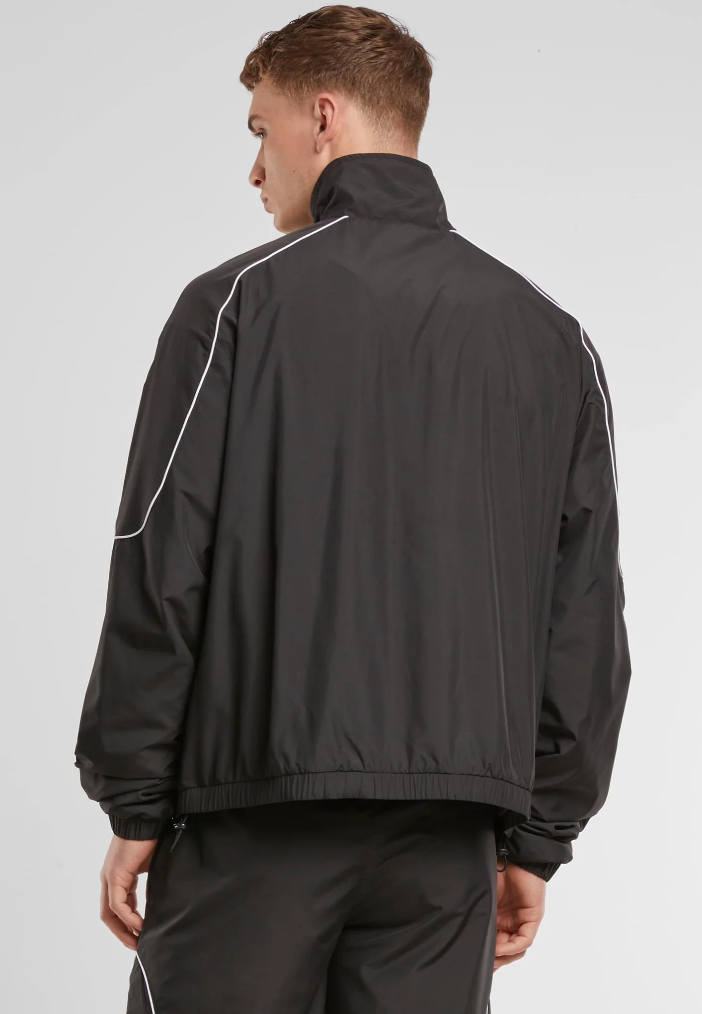 Piped Panel Black - Track Jacket - Image 3