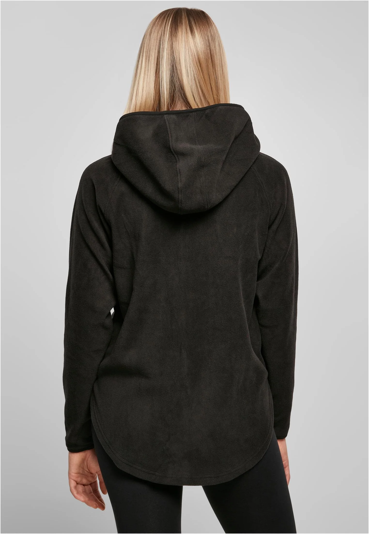 Polar Fleece Pull Over Black - Hoodie - Image 3