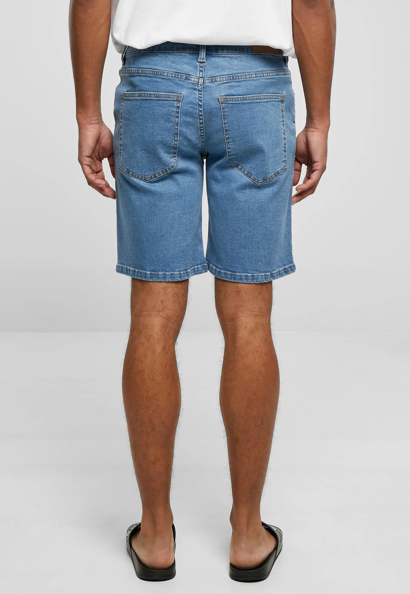 Relaxed Fit Jeans Light Blue Washed - Shorts - Image 5