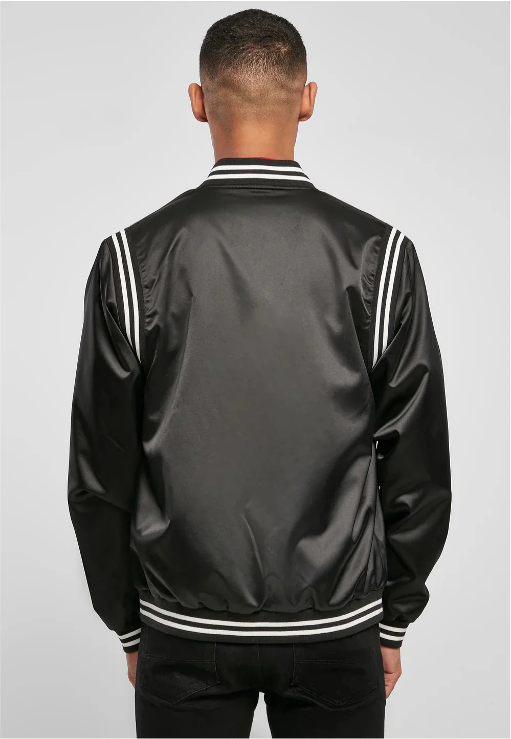 Satin College Black - College Jacket - Image 3
