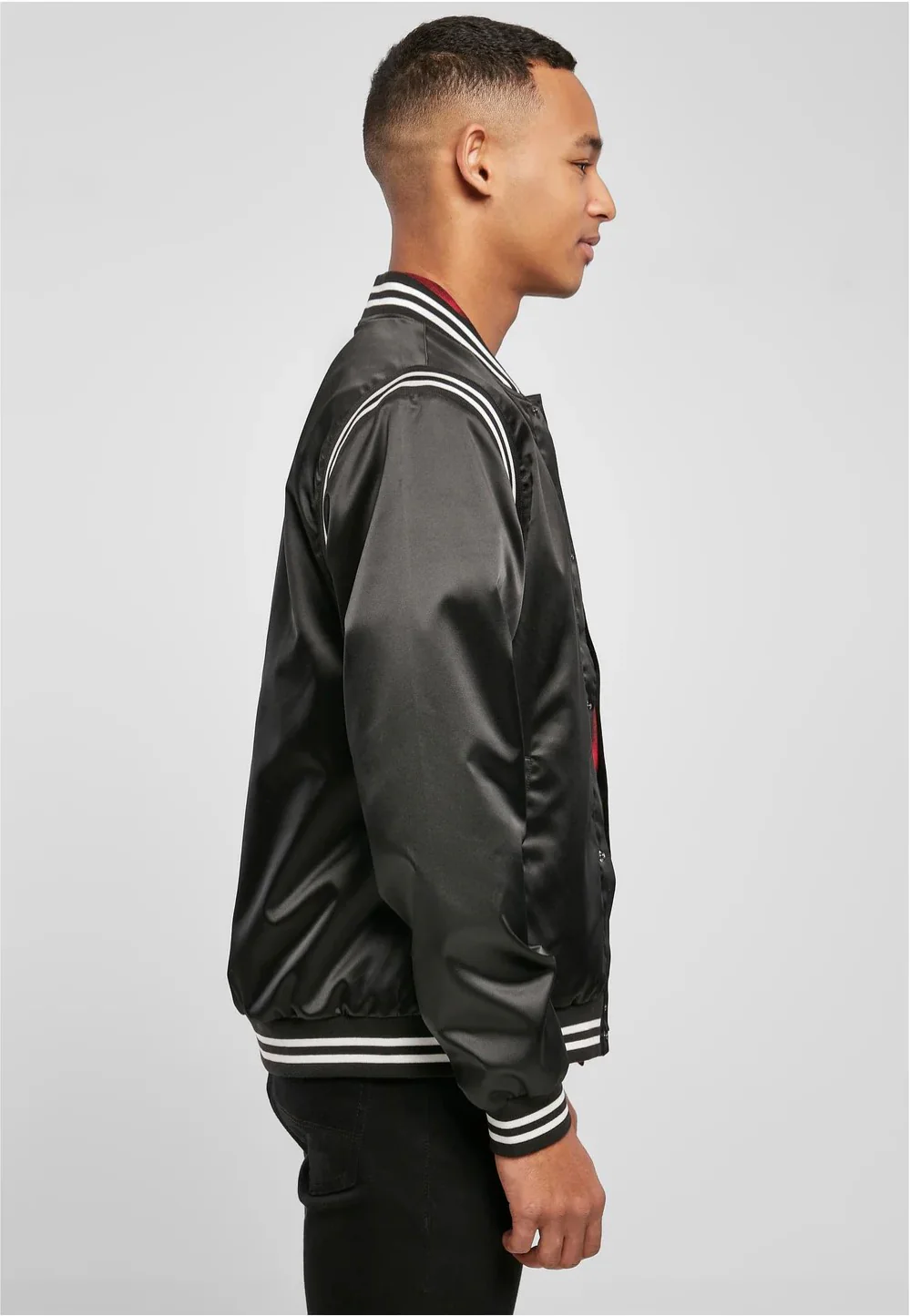 Satin College Black - College Jacket - Image 4