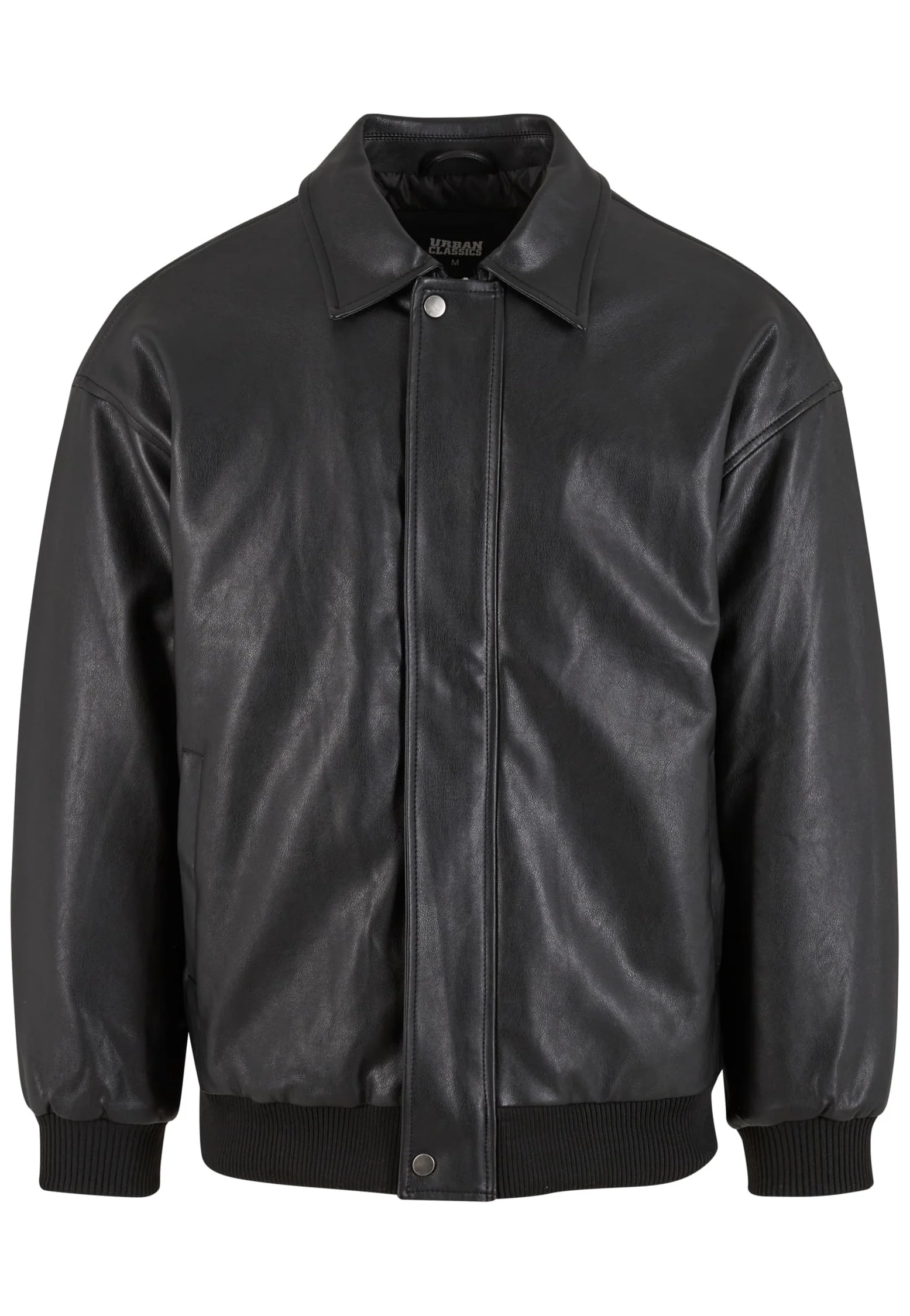Synthetic Leather Black - Leather Jacket - Image 6