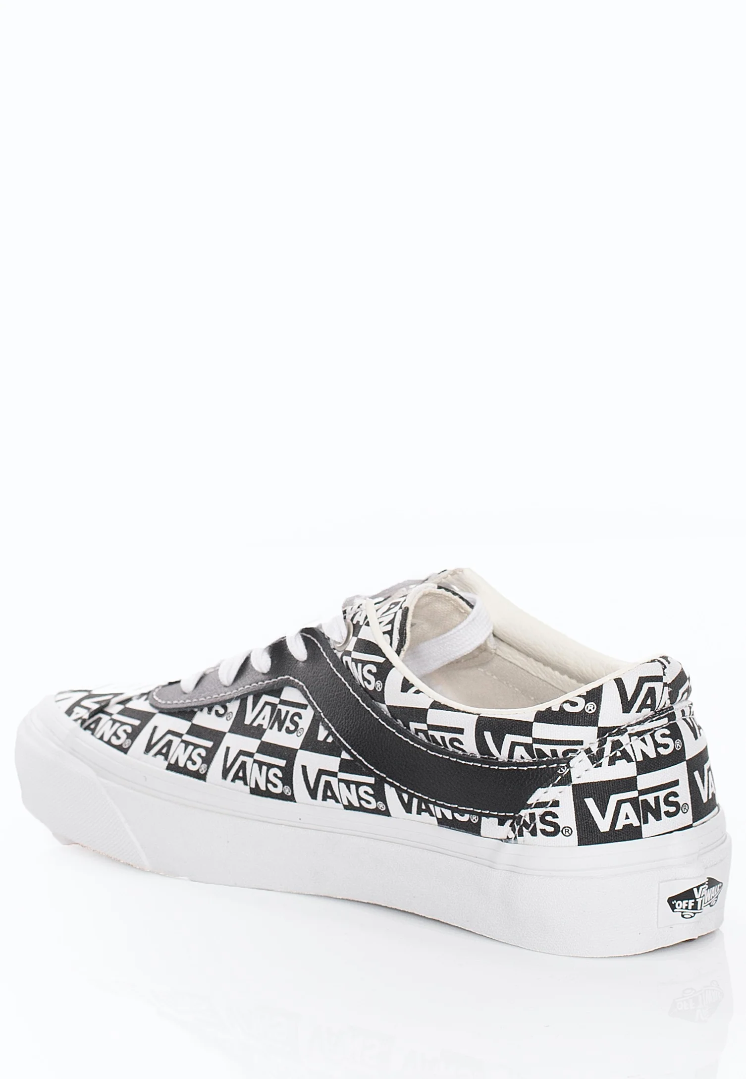 Bold NI Logo Checker True White/Black - Shoes - Image 4