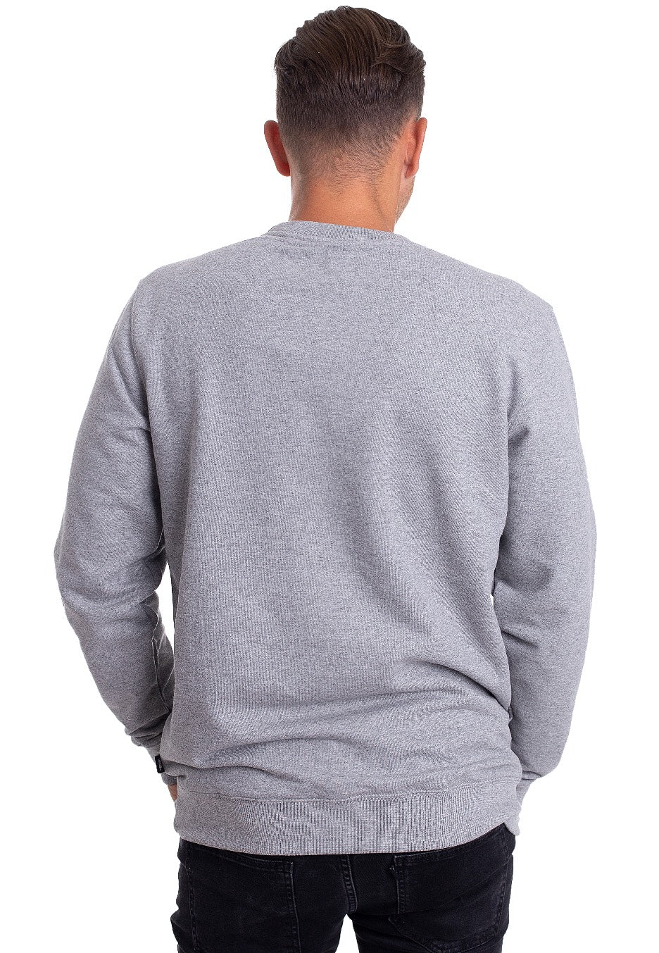 Classic Crew II Cement Heather/Black - Sweater - Image 2