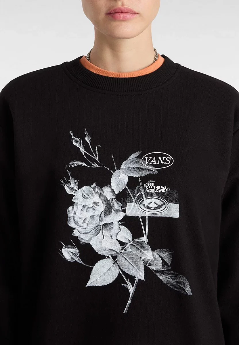 Damask Bff Crew Black - Sweater - Image 4