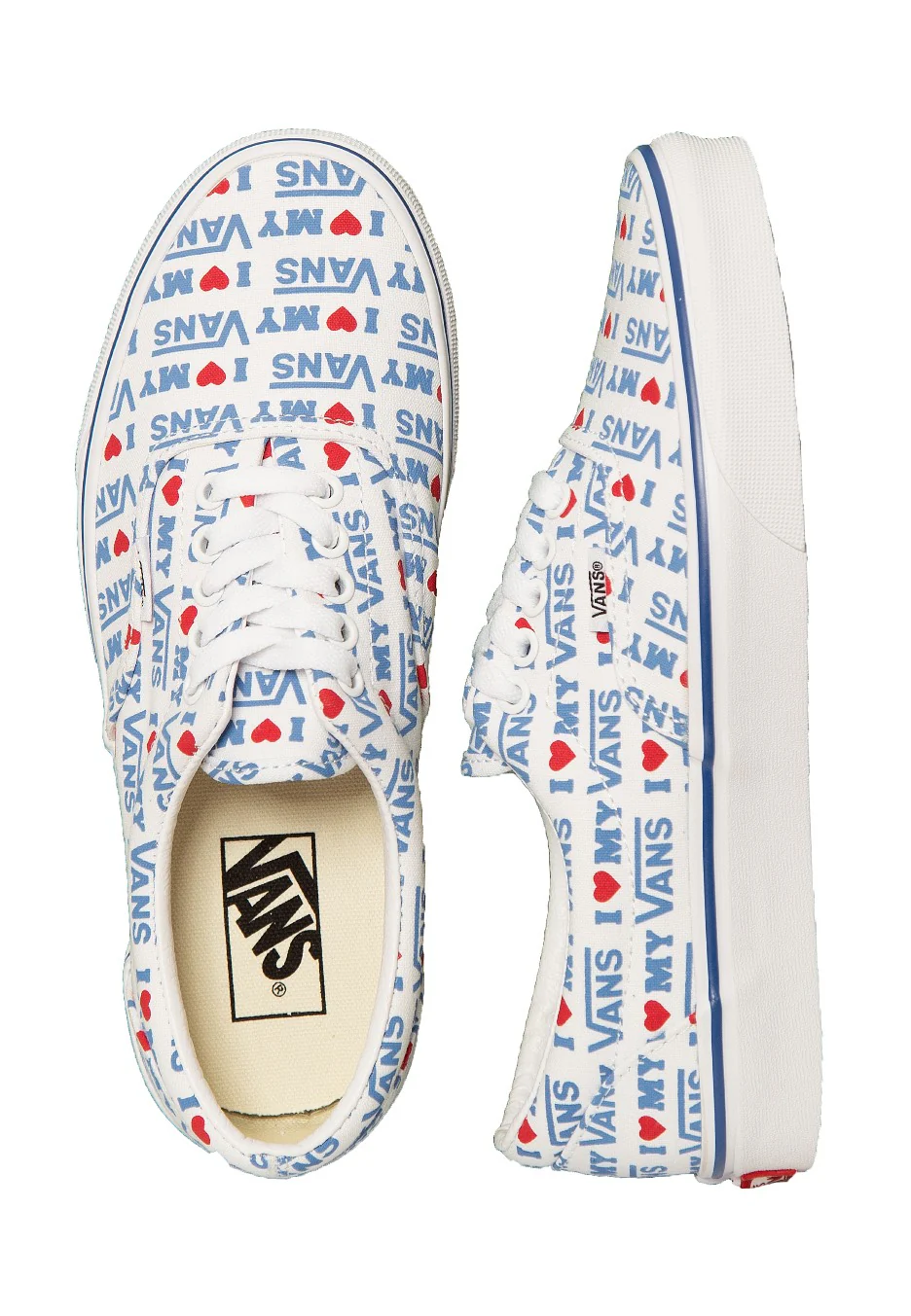 Era I Heart Vans True White - Girl Shoes