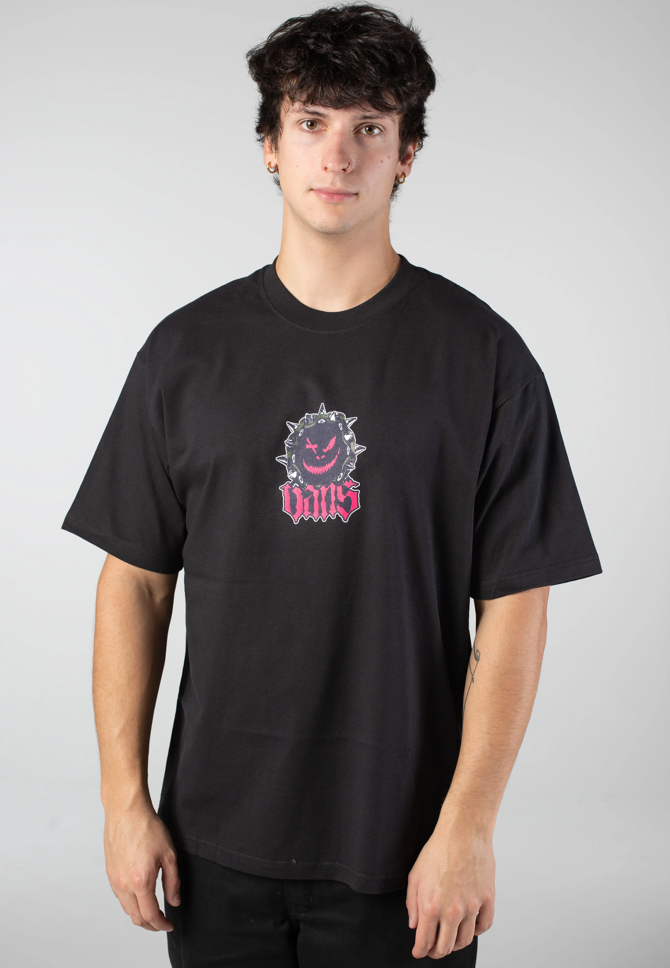 Happy Spike Black - T-Shirt