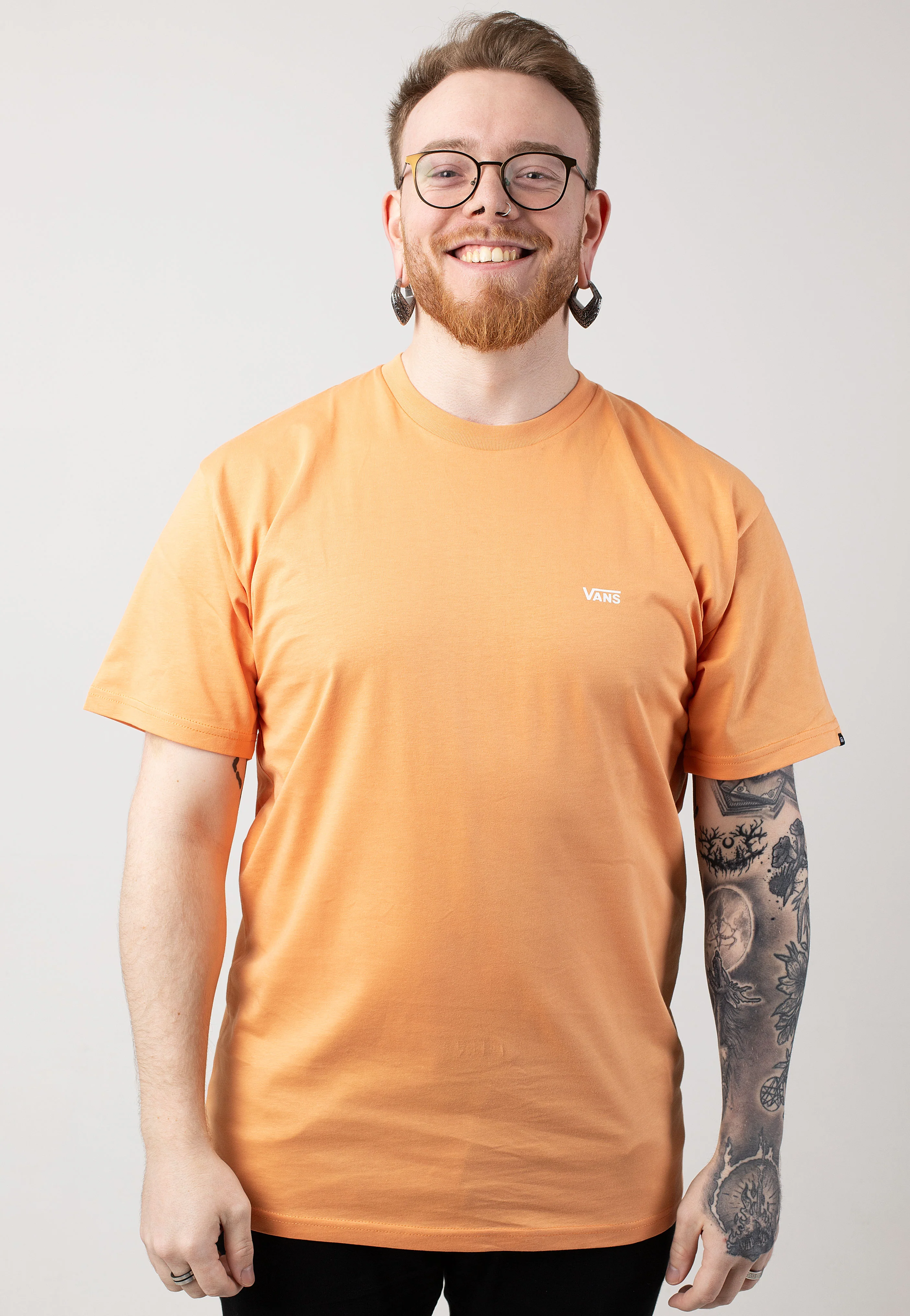Left Chest Logo Copper Tan - T-Shirt