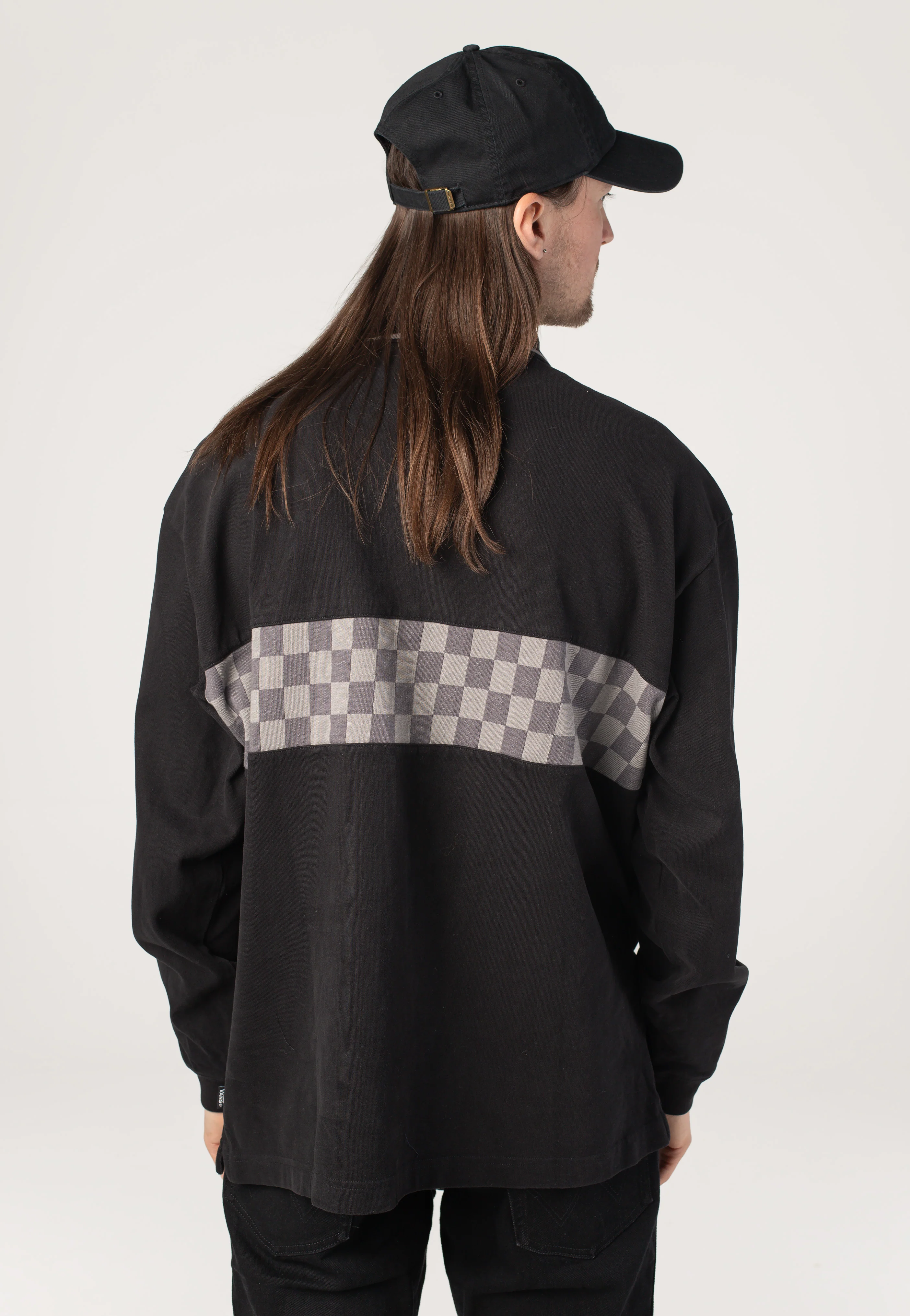 Medford Checkerboard Black - Longsleeve - Image 2