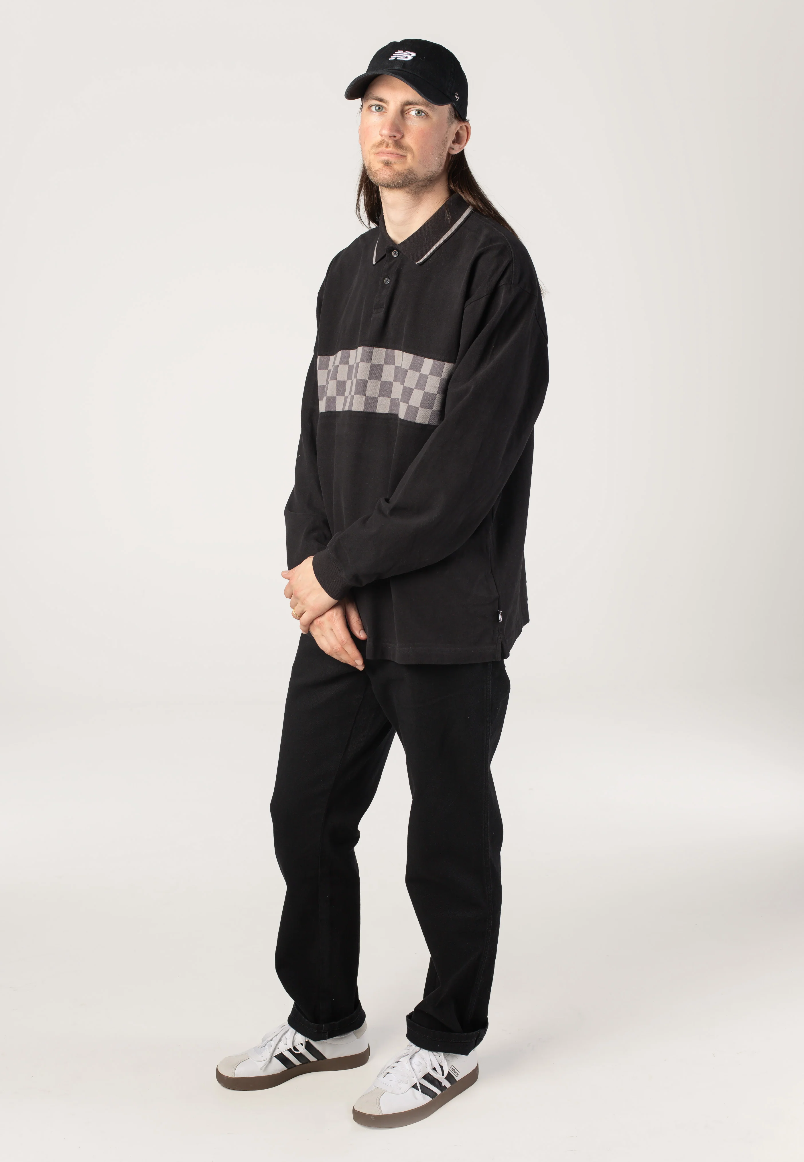 Medford Checkerboard Black - Longsleeve - Image 4