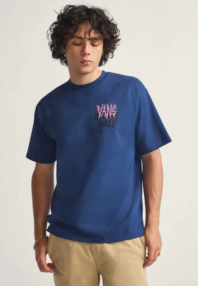 Metal Wall Navy - T-Shirt