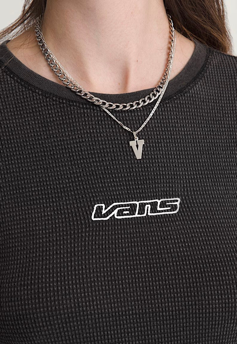 Teri Waffle Black - Longsleeve - Image 3