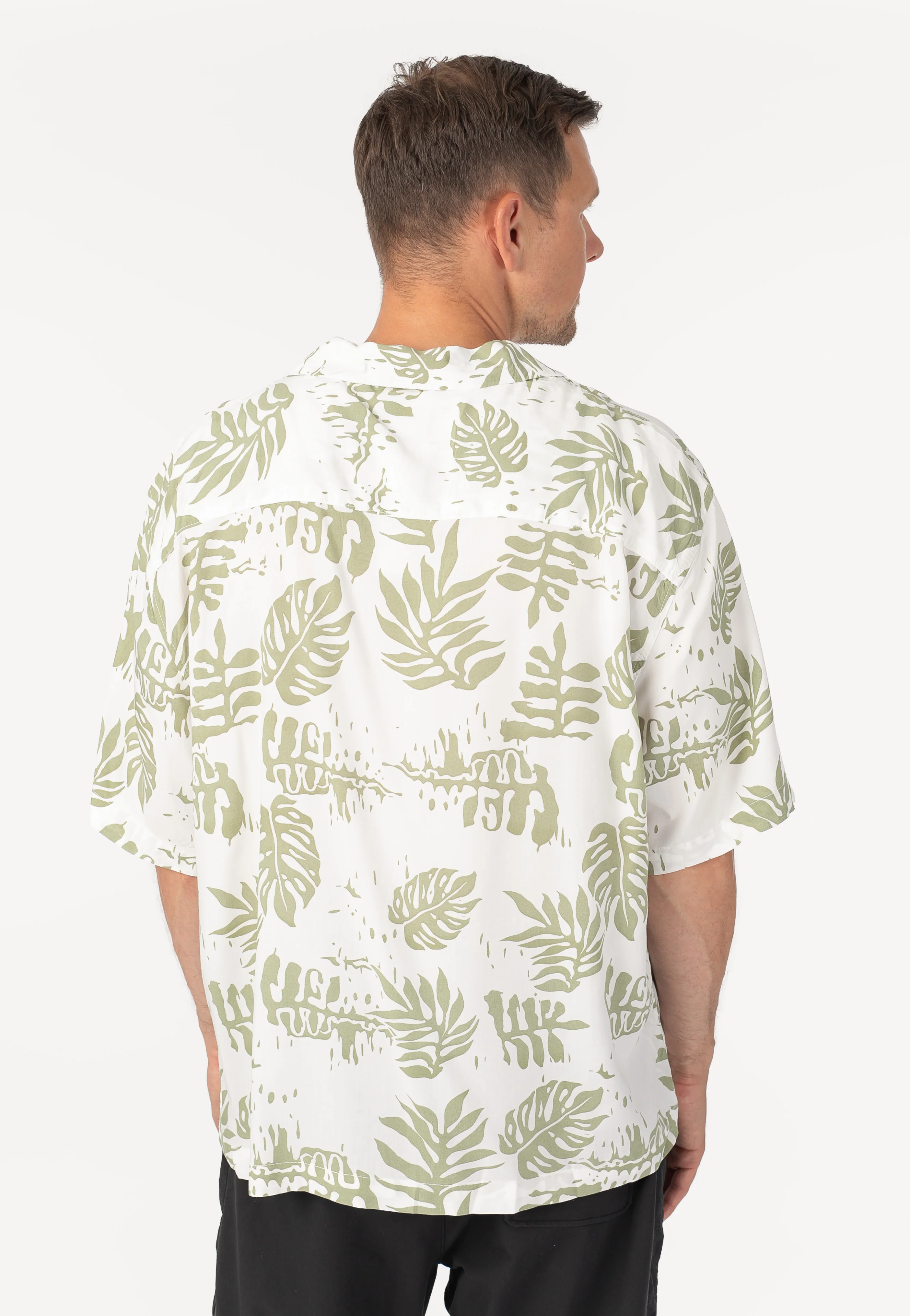 Van Doren Printed Camp 3 Soft Sage - Shirt - Image 2