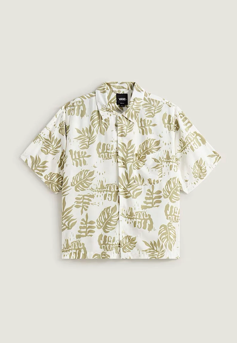 Van Doren Printed Camp 3 Soft Sage - Shirt - Image 5