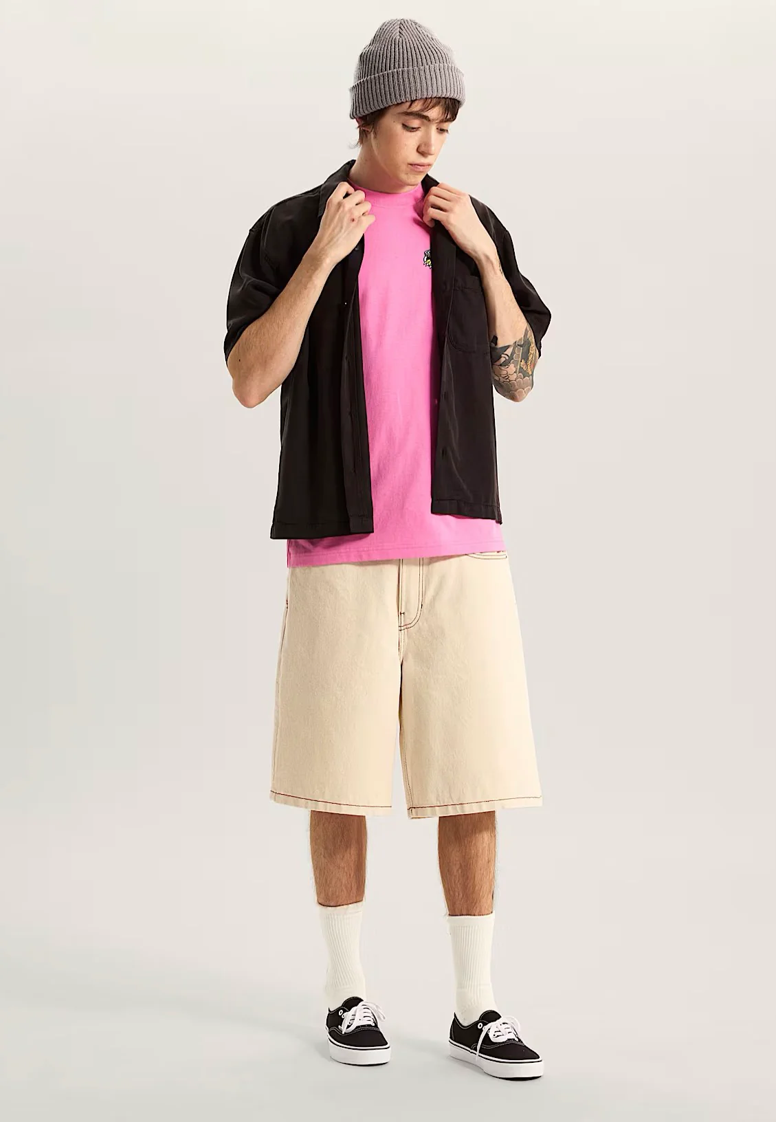 Van Doren Tencel Check Camp Black - Shirt - Image 3